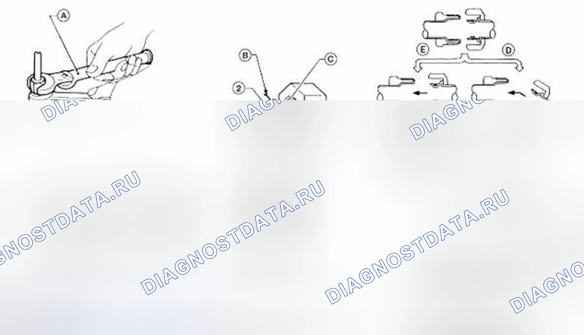 Рис. 1: Замена уплотнительного кольца. Nissan Pathfinder III