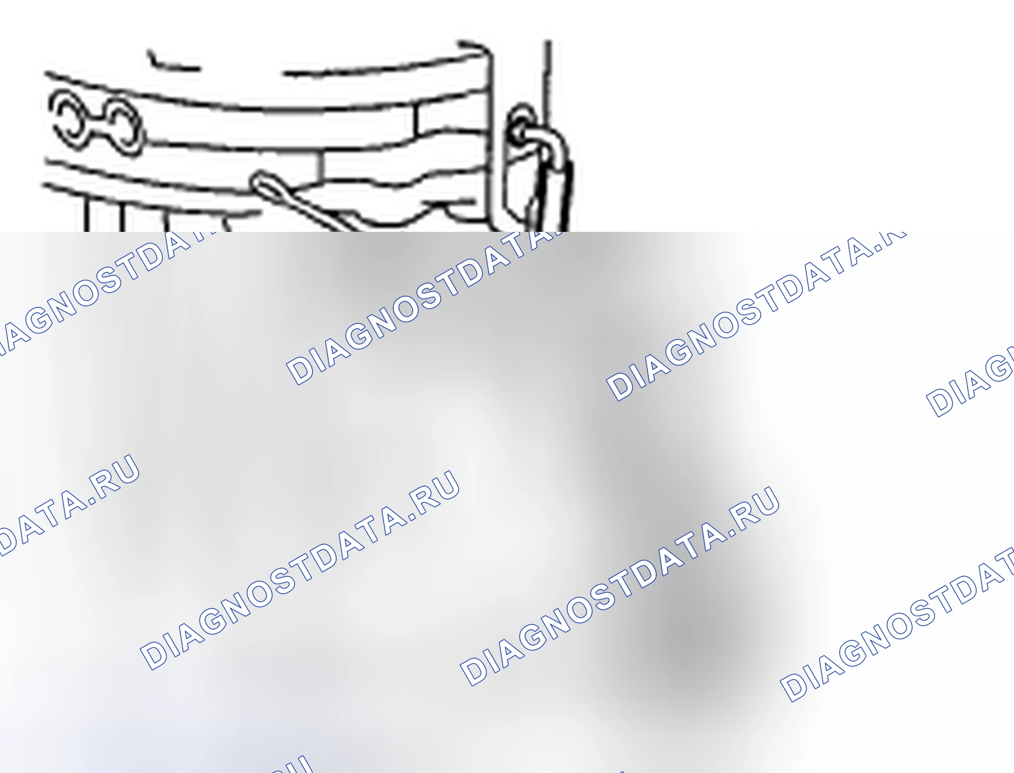 Рис. 53: Идентификация шланга воздухоотделителя. Subaru Impreza GD/GC/GG рестайлинг 2