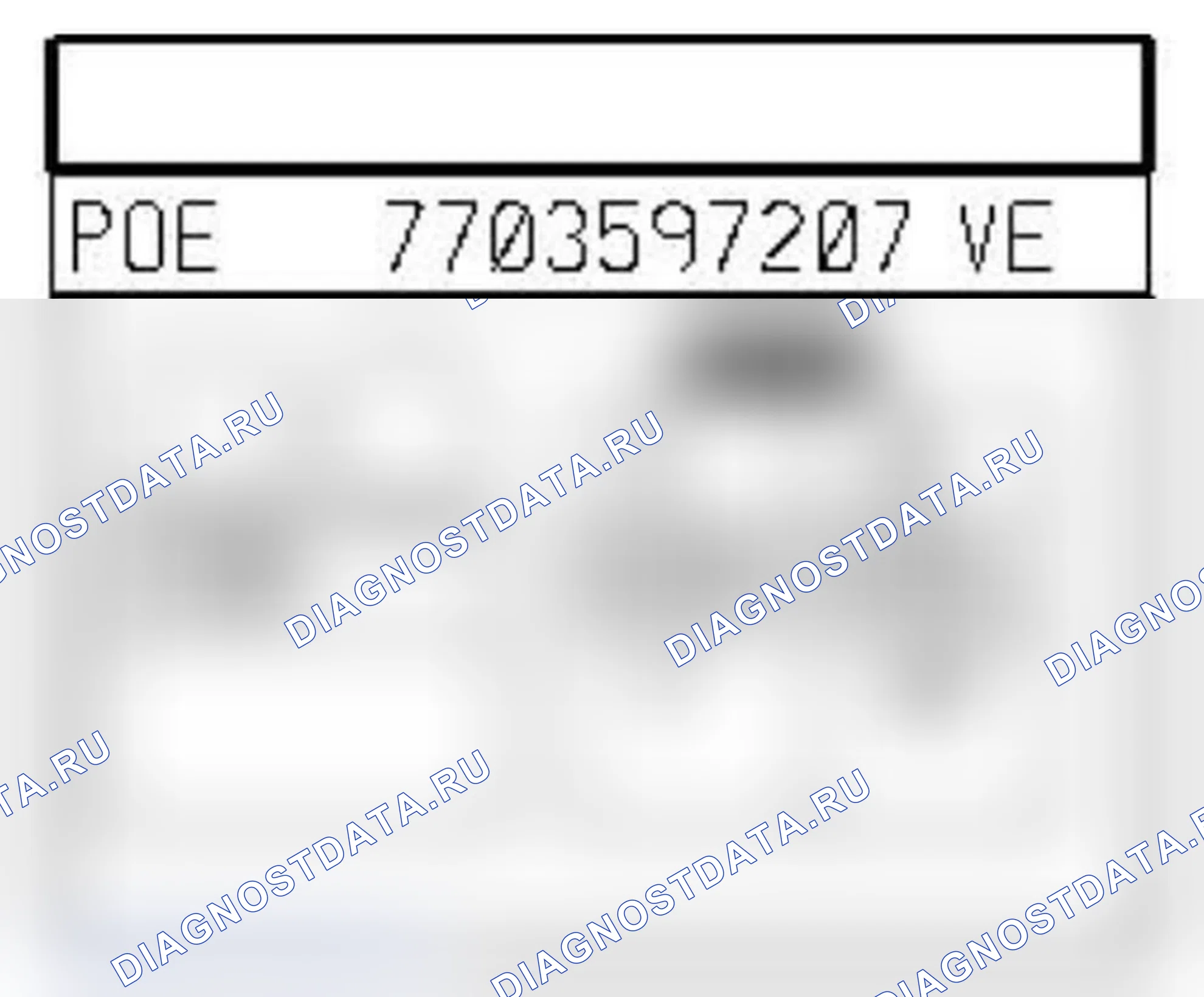 Распиновка разъёма 1100 — Пр. задн. боковая подушка безоп.. Renault Espace IV-рест