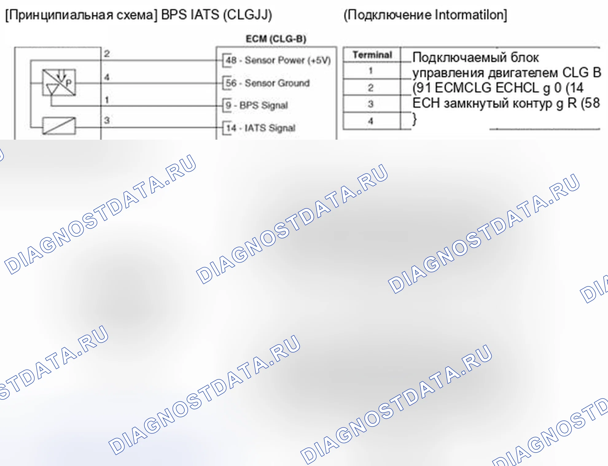 Рис. 34: Принципиальная схема. Kia Sedona II рестайлинг