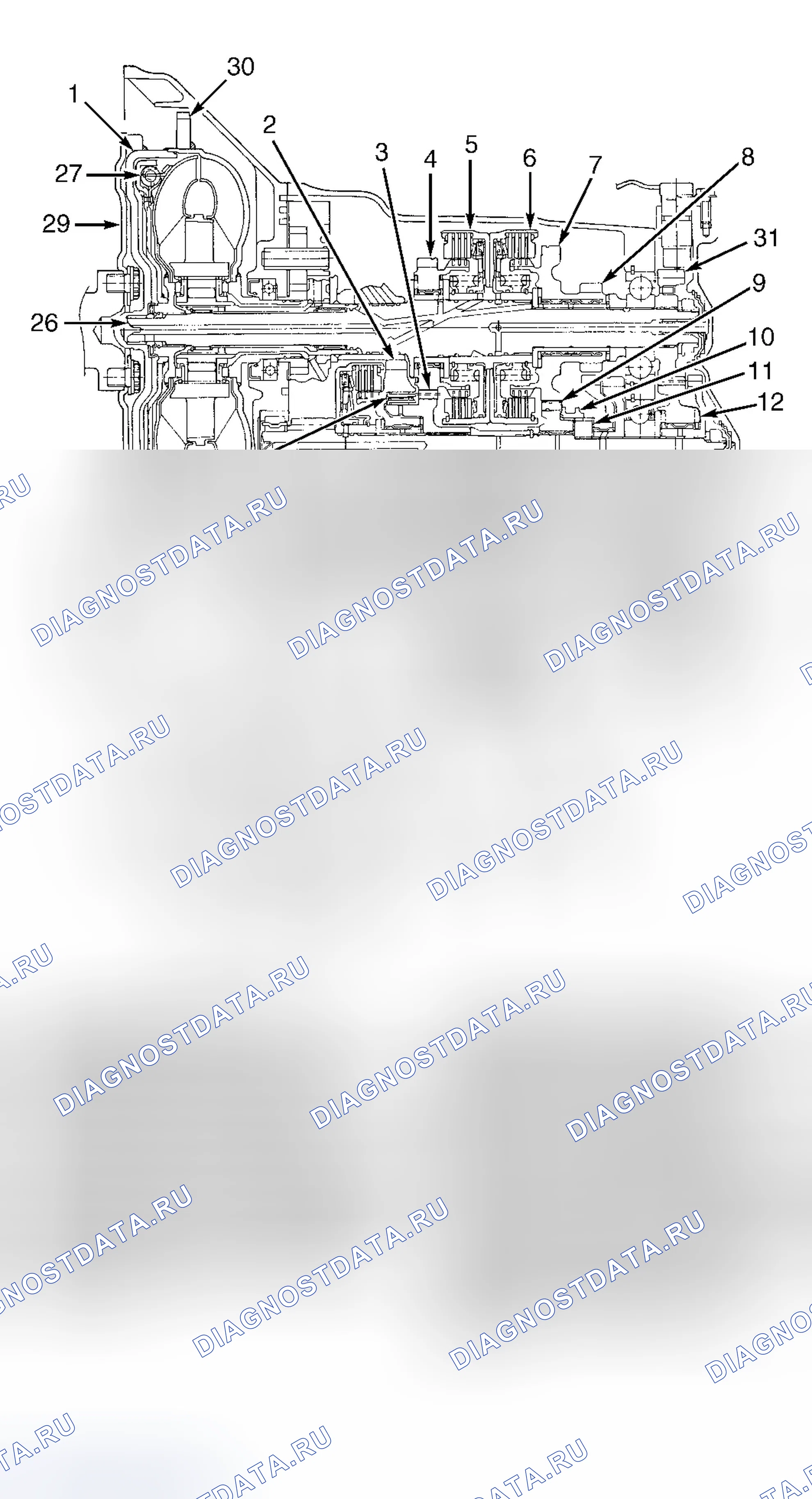 Рис. 10: ОПИСАНИЕ автоматической трансмиссии (акпп). Honda Odyssey I