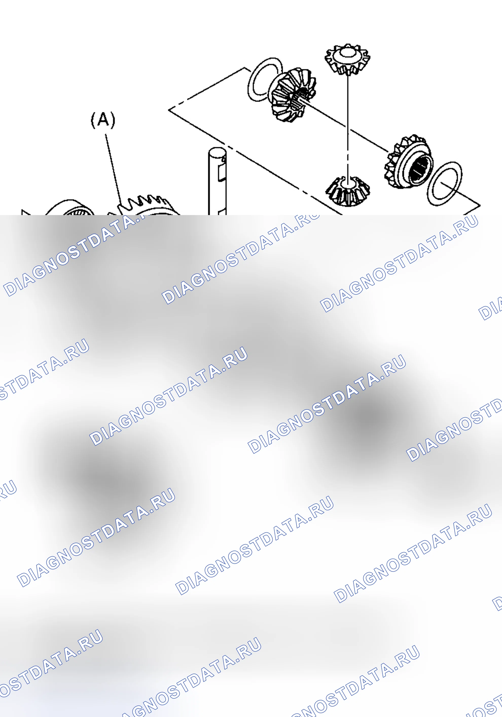Рис. 89: ДИФФЕРЕНЦИАЛЬНЫЙ КАРТЕР В СБОРЕ. Honda WR-V I