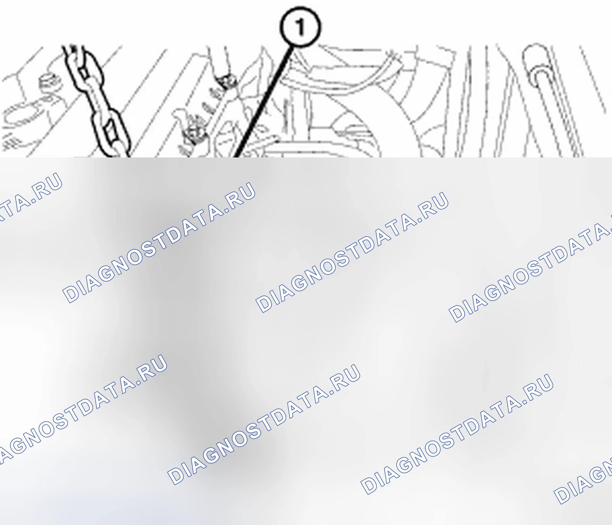 Рис. 427: УЗЕЛ ДВИГАТЕЛЯ. Jeep Compass I