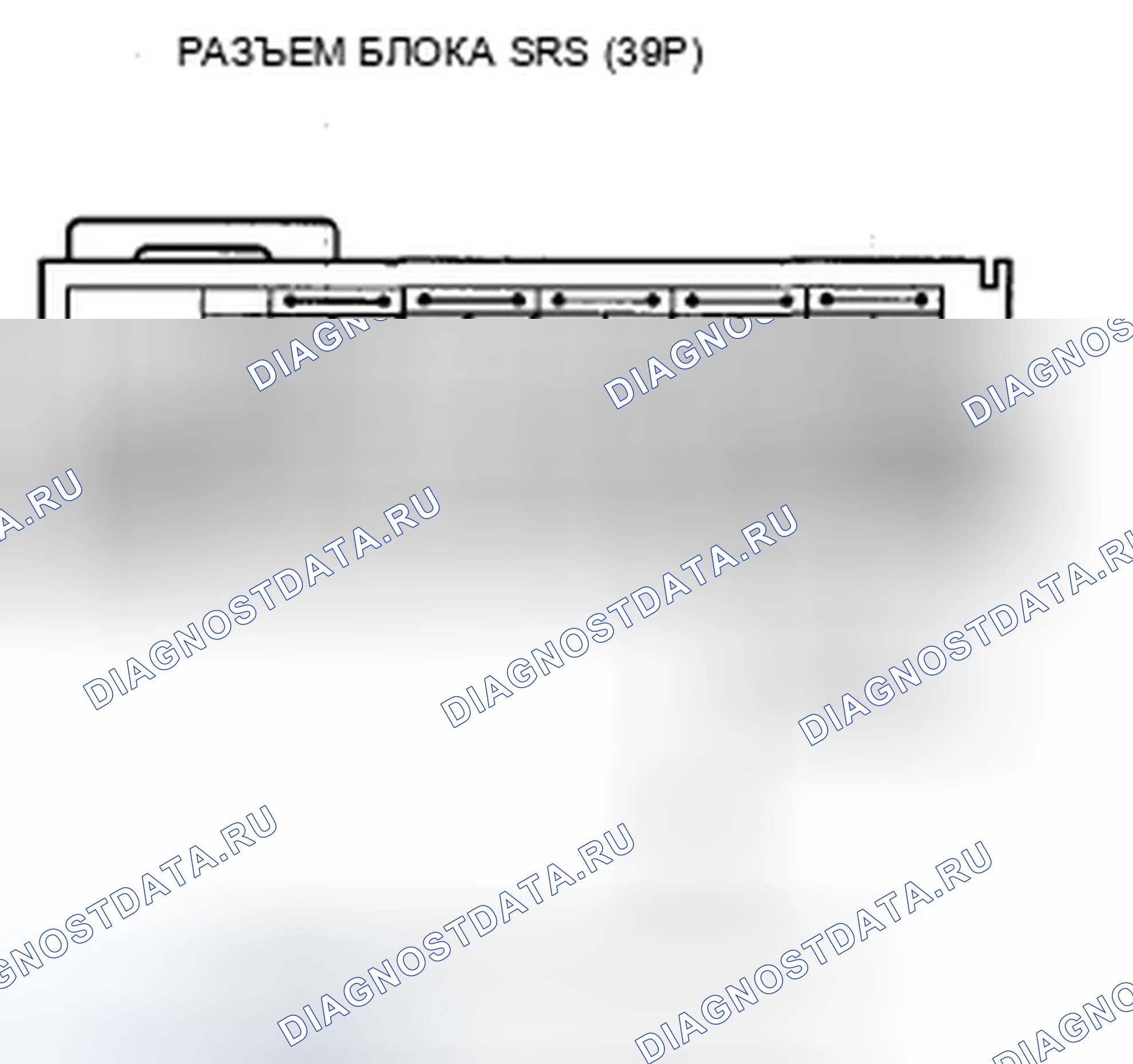 Рис. 116: расшифровка кода ошибки 62-1x («x» может принимать значения от 0 до 9 или от A до F): открыто в пряжке ремня безопасности переднего пассажира. Acura ZDX I