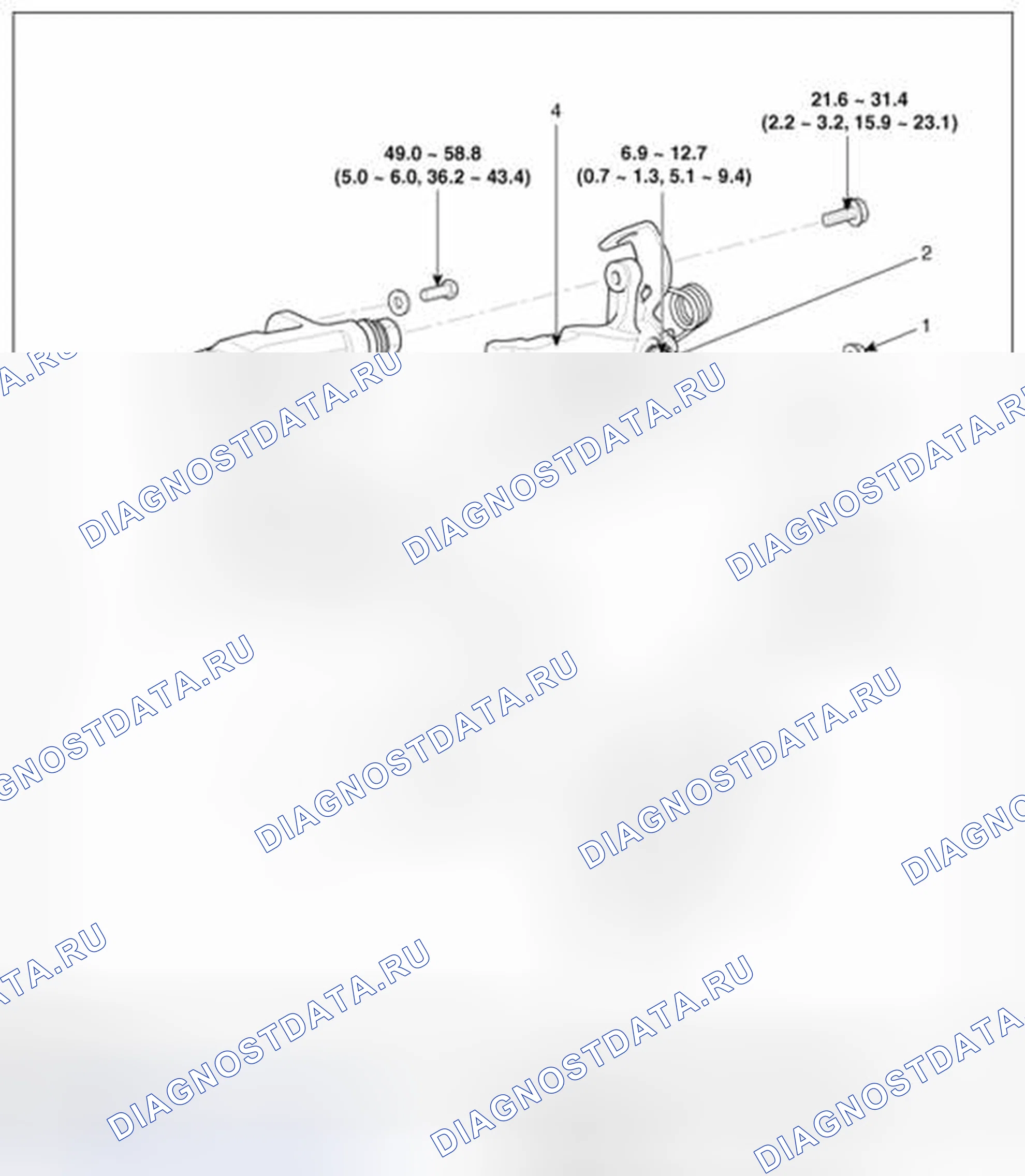 Рис. 139: Компоненты. BMW 6 серия F06/F13/F12
