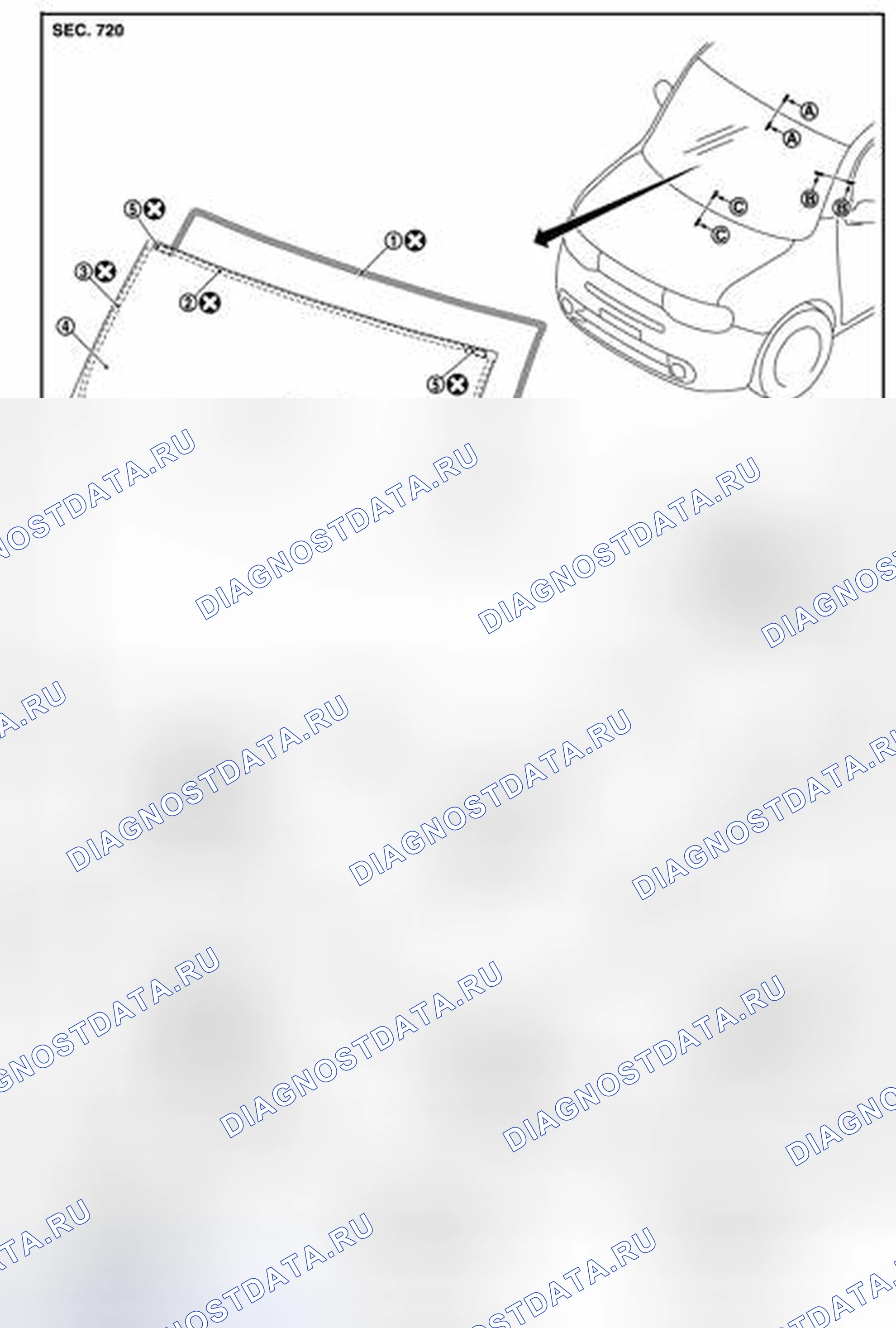 Рис. 55: Разнесенный вид. Nissan Cube III