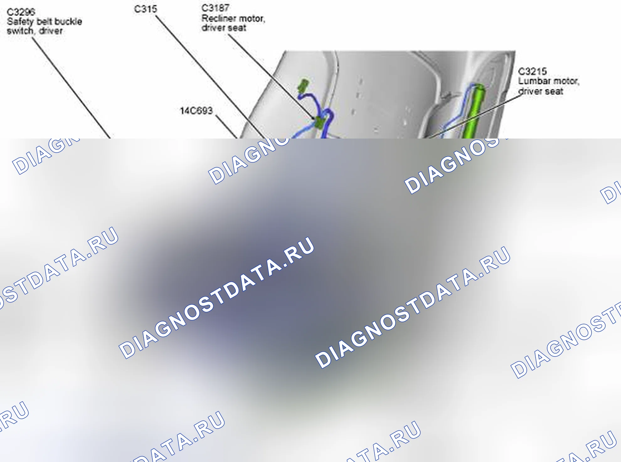 Рис. 1: ГРАФИКИ РАСПОЛОЖЕНИЯ КОМПОНЕНТОВ. Hyundai Lafesta I