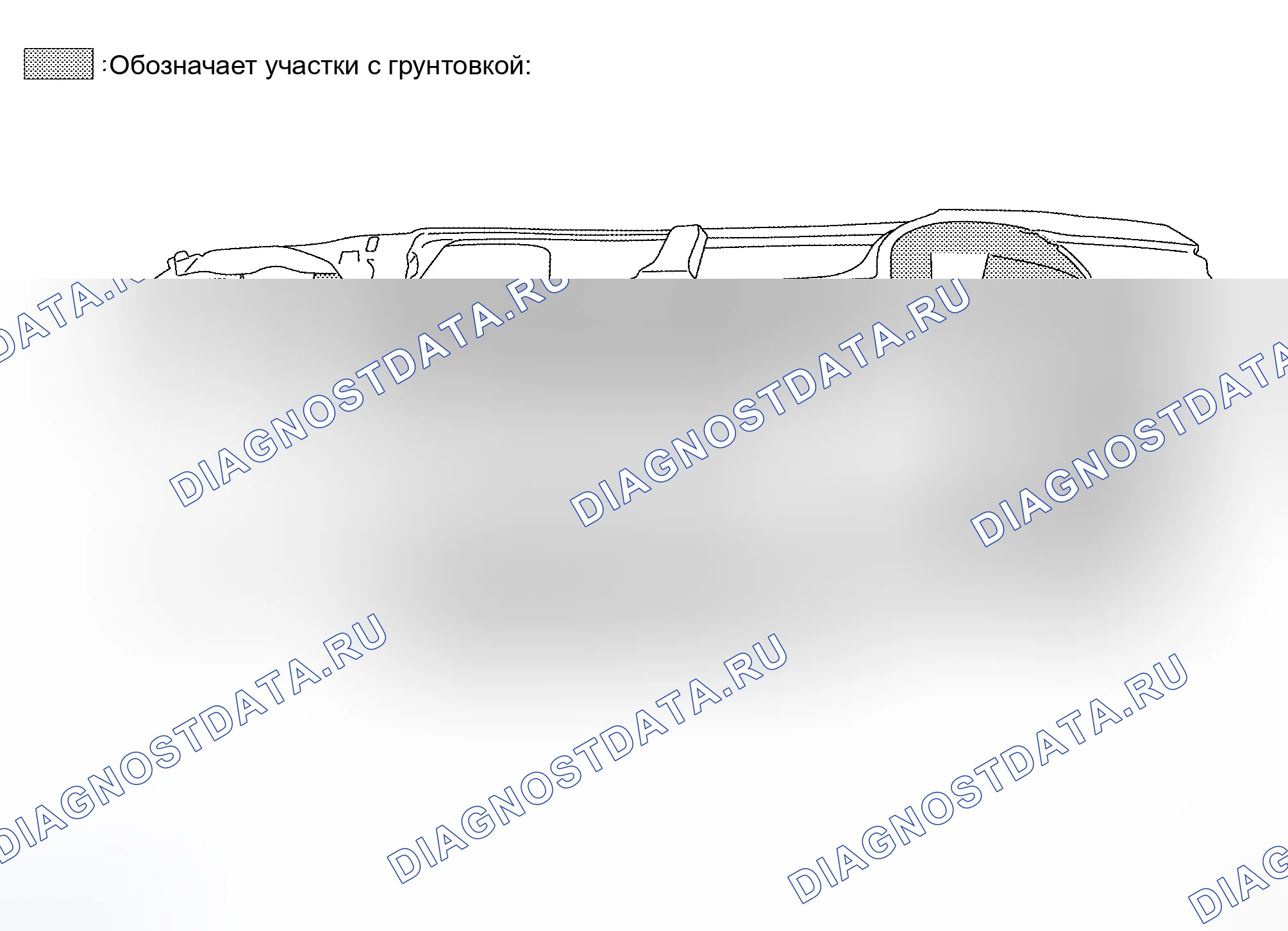 Рис. 188: Меры предосторожности при нанесении грунтовки. Honda Prelude I