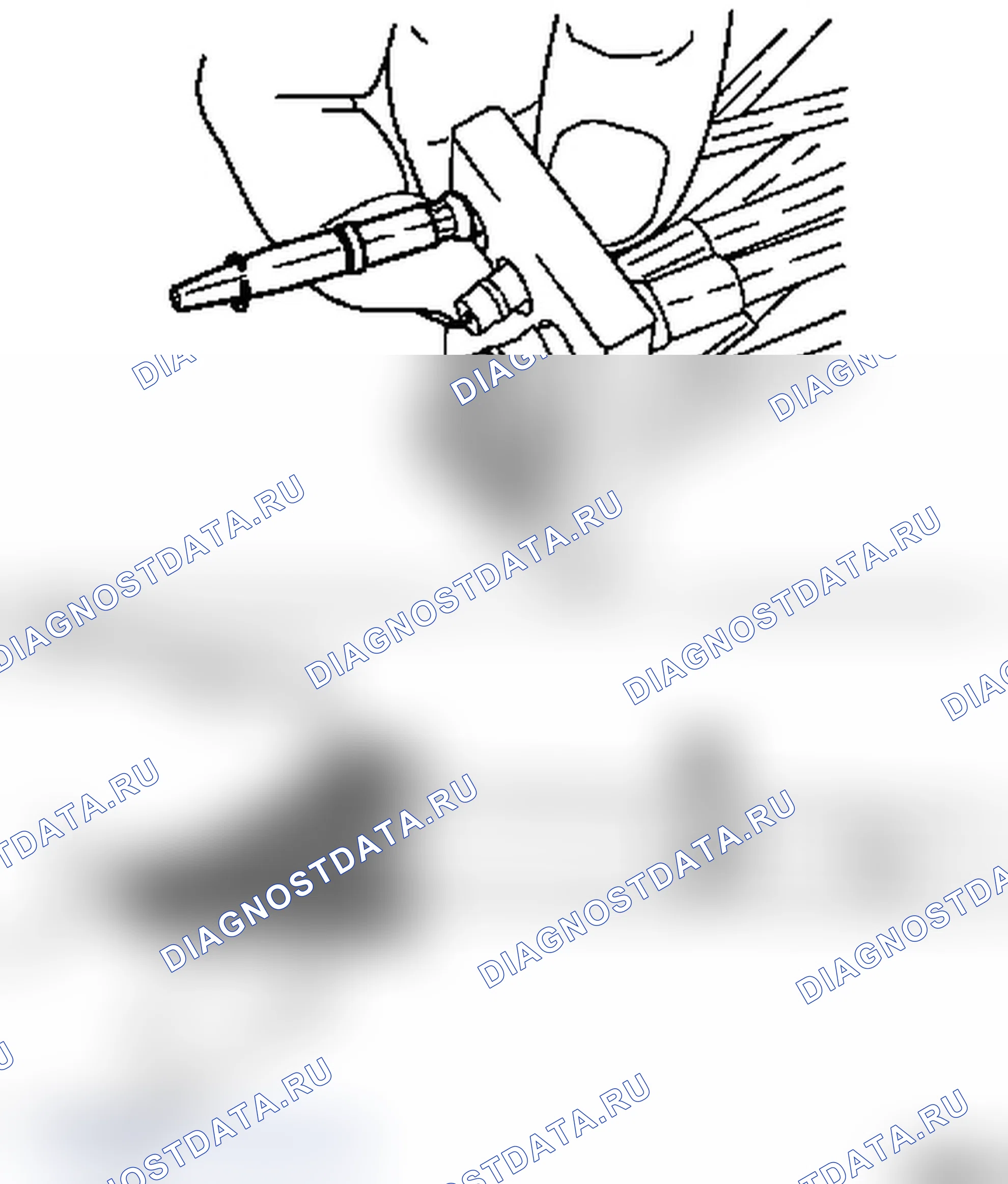 Демонтаж и установка гидравлических трубок (модель F67). Opel Astra G