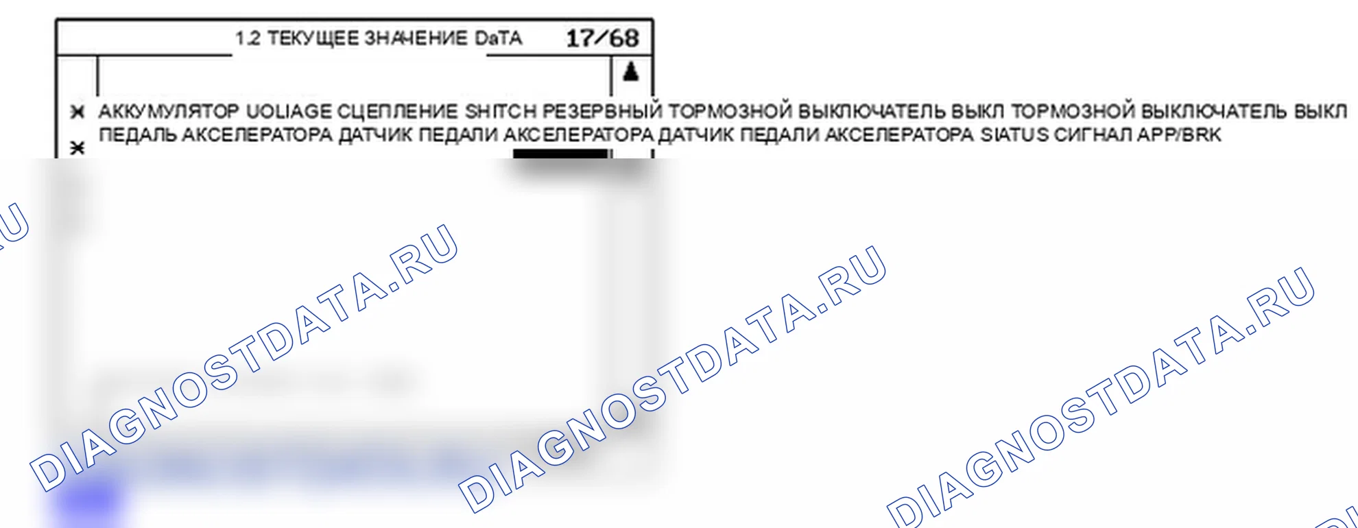 P0830: Цепь педального переключателя сцепления " А. Kia Sorento BL