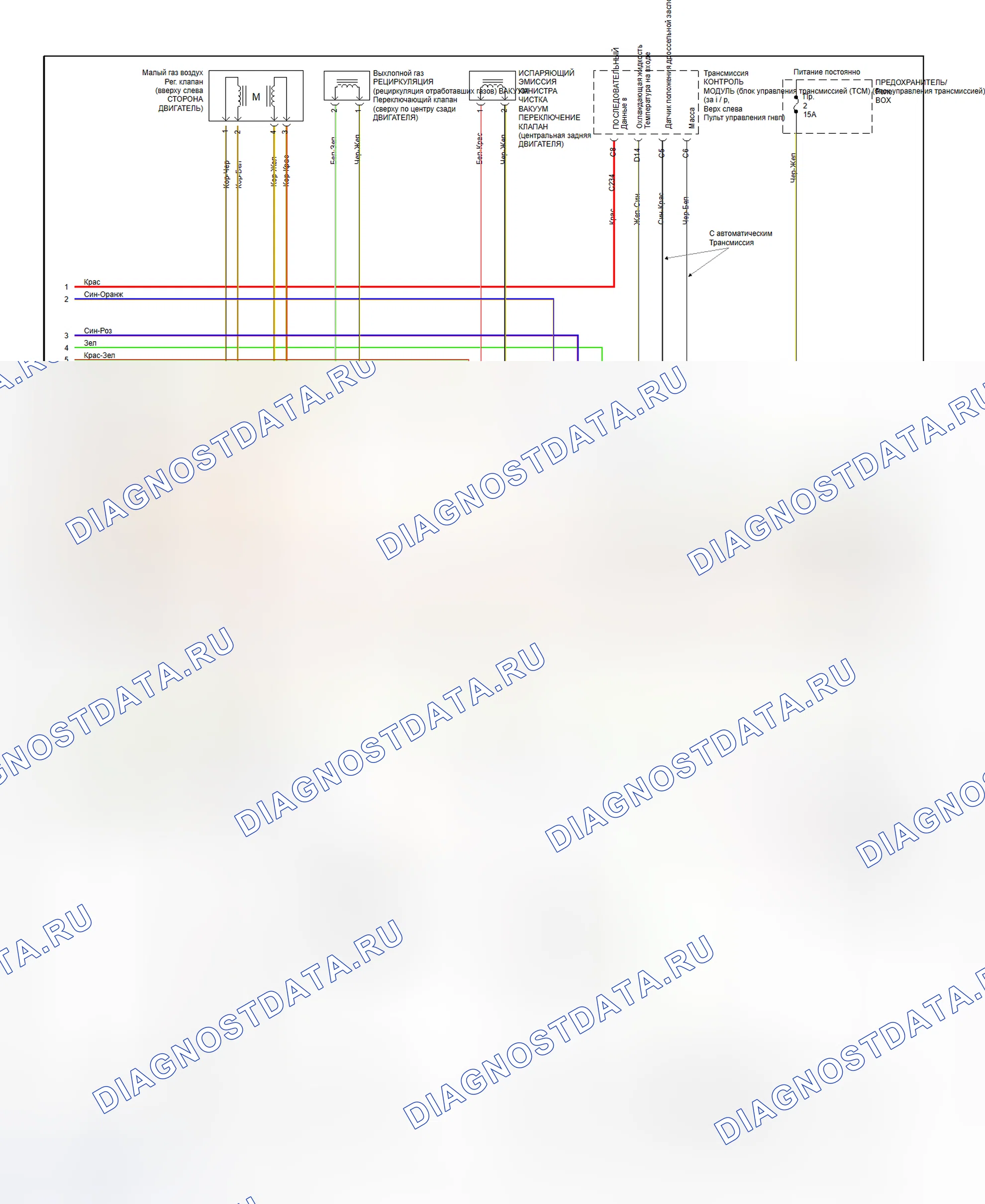 Рис. 117: электросхема (2 из 3). Geely Coolray I
