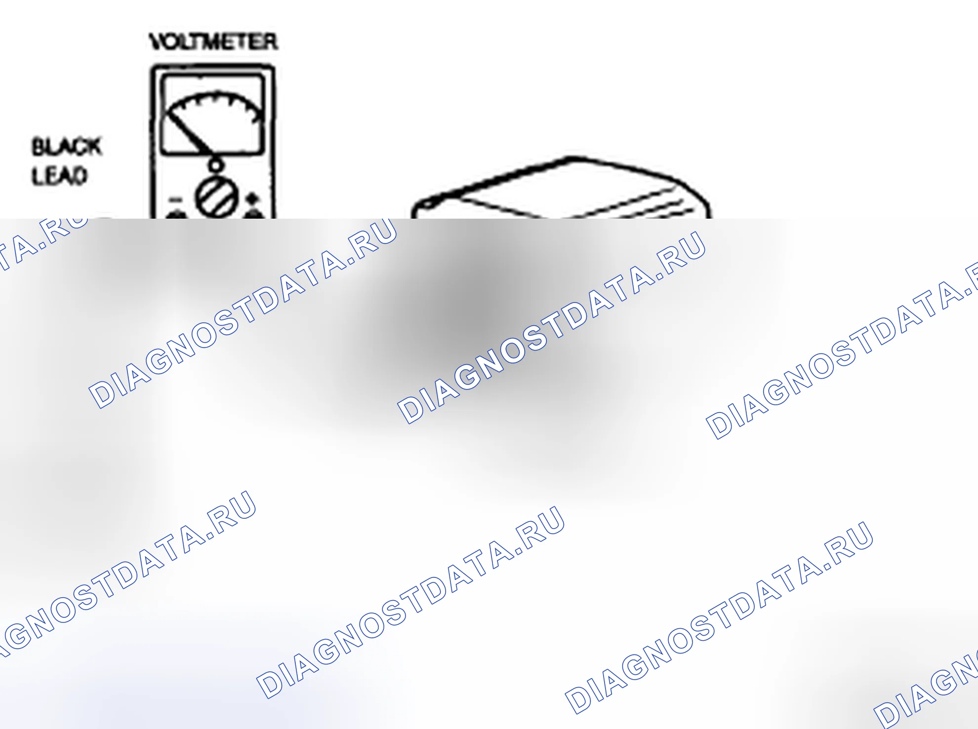 Рис. 26: ВОЛЬТМЕТР. Kia Spectra I рестайлинг 2