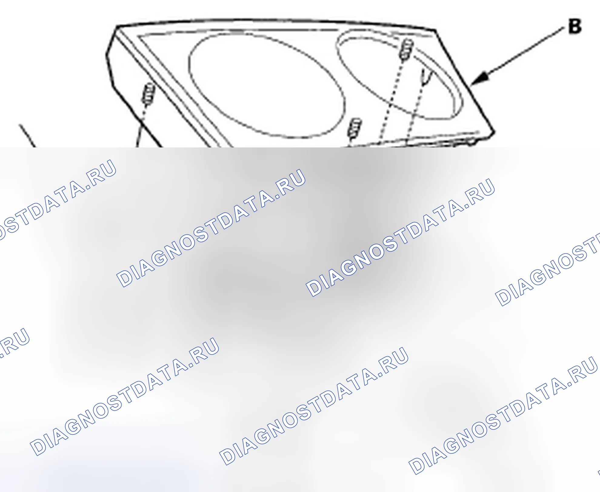 Рис. 12: Внутренний задний фонарь. Acura TSX I