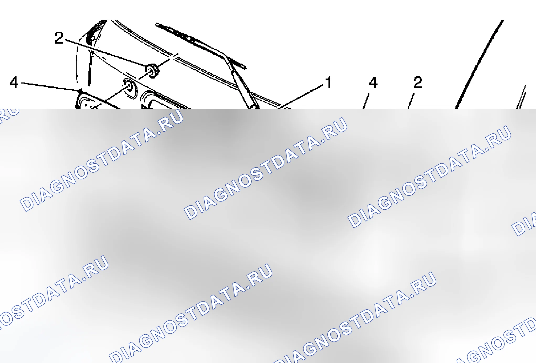 Рис. 4: Замена аппликации центра ворот лифта (торрент). Chevrolet Equinox I