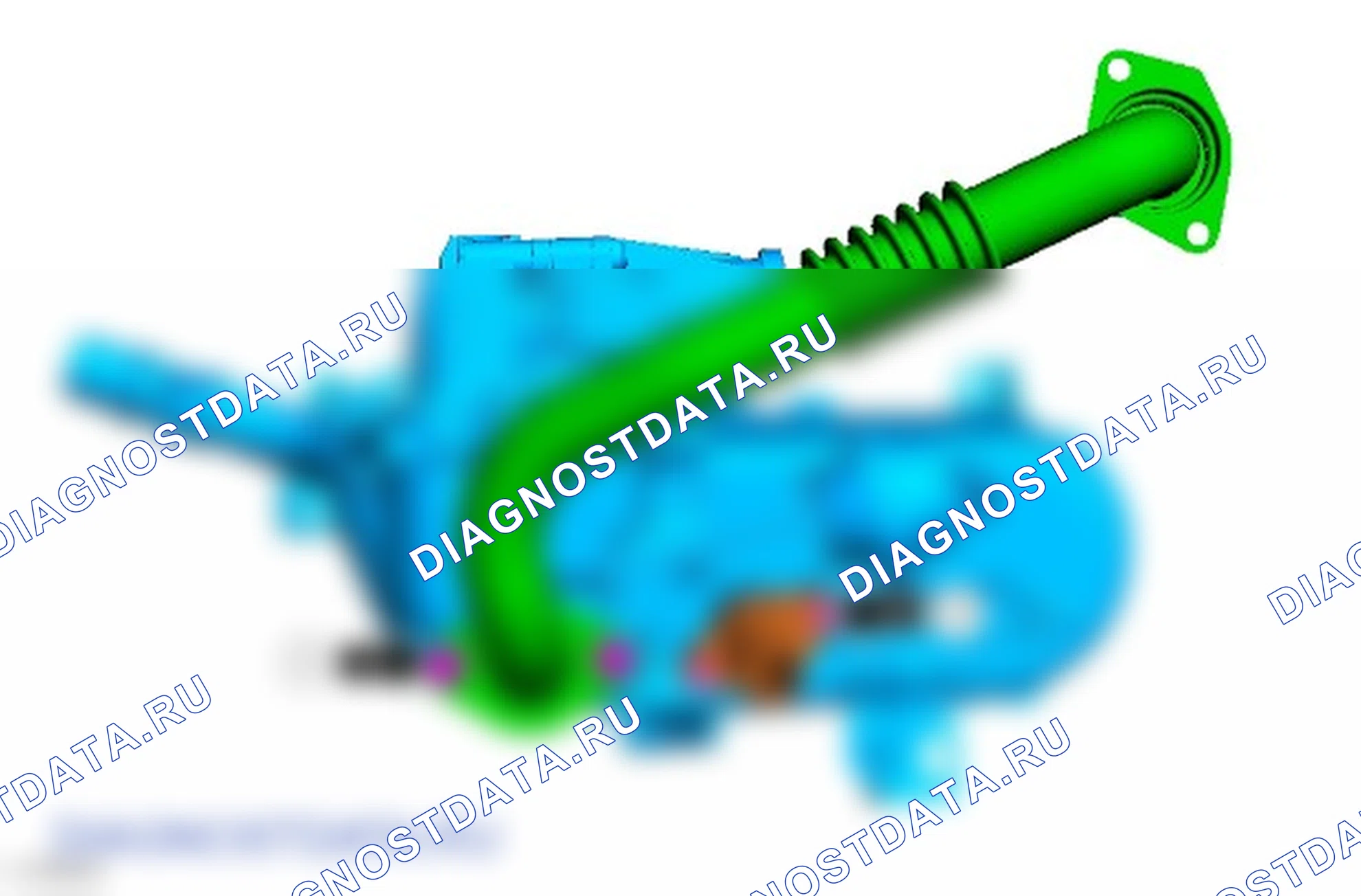 Как снять и установить охладитель системы рециркуляции отработавших газов (EGR). Ford Transit Connect II