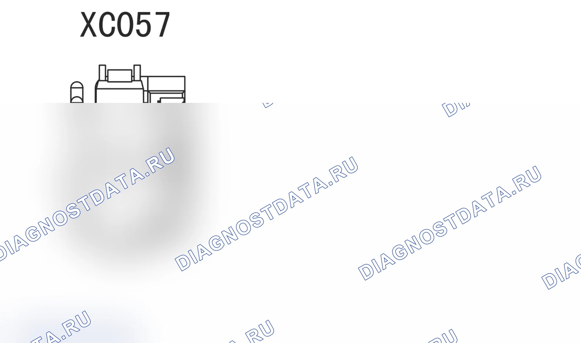 Распиновка разъёма XC057 — внешний вид и назначение контактов. Haval H2s I