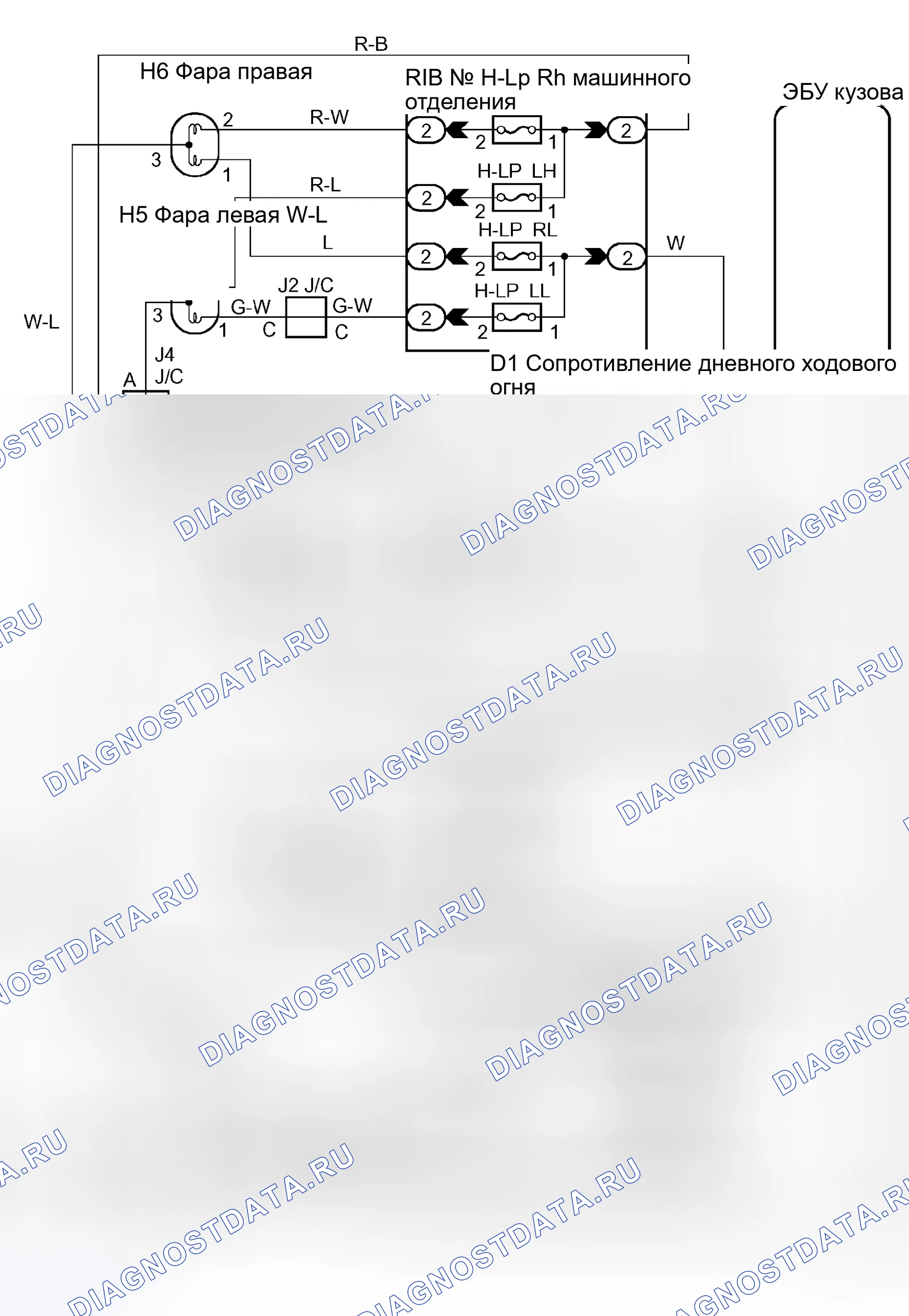 Рис. 10: электросхема. Toyota Sequoia I рестайлинг