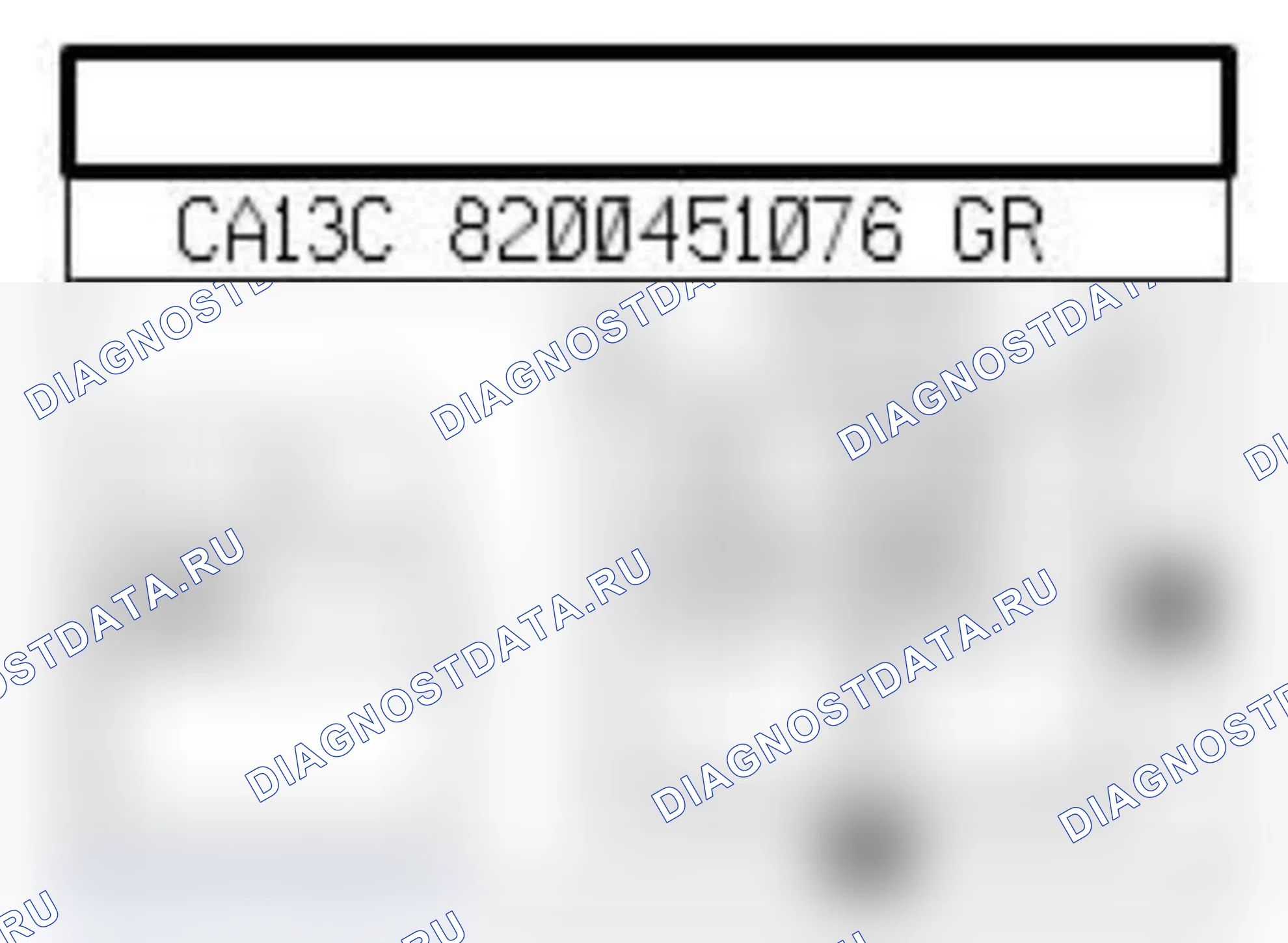 Распиновка разъёма 166 — Лампа осв. прав. части ном. зн.. Renault Captur I