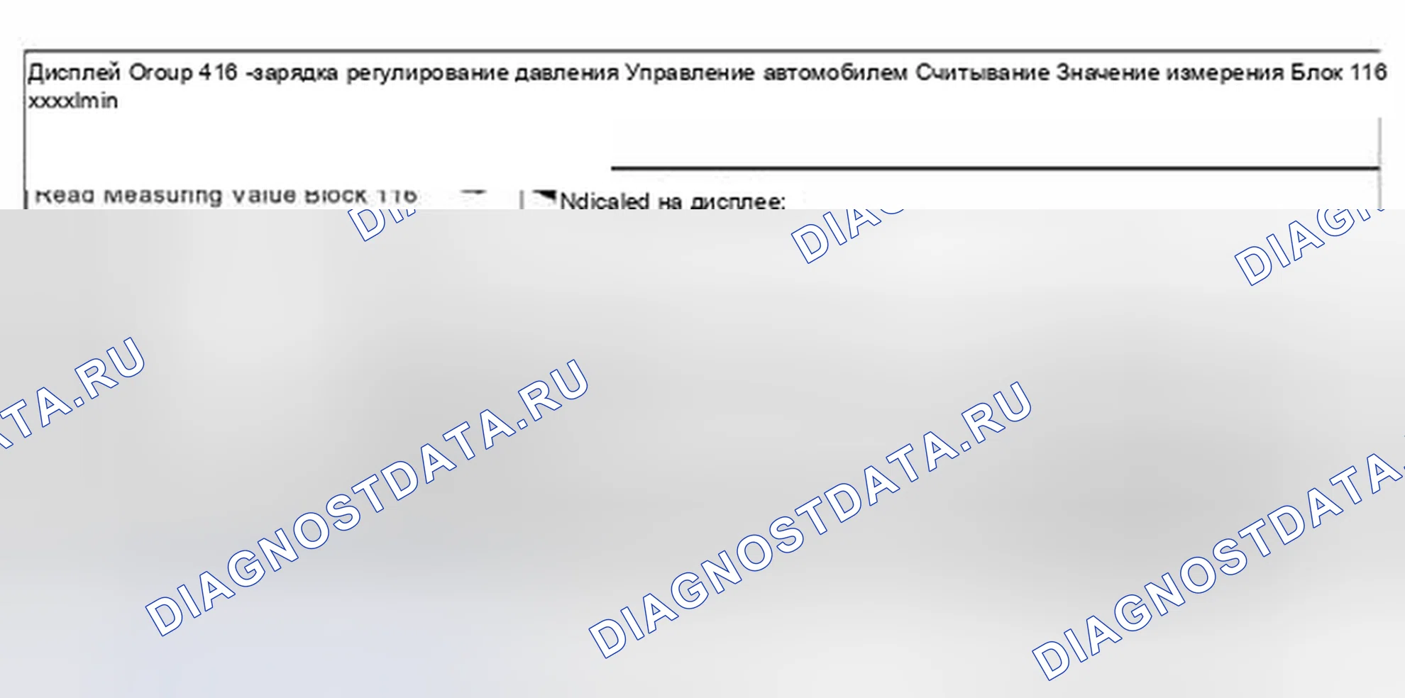 Рис. 110: Группа индикации 116 - регулирование давления заряда. Volkswagen Jetta IV