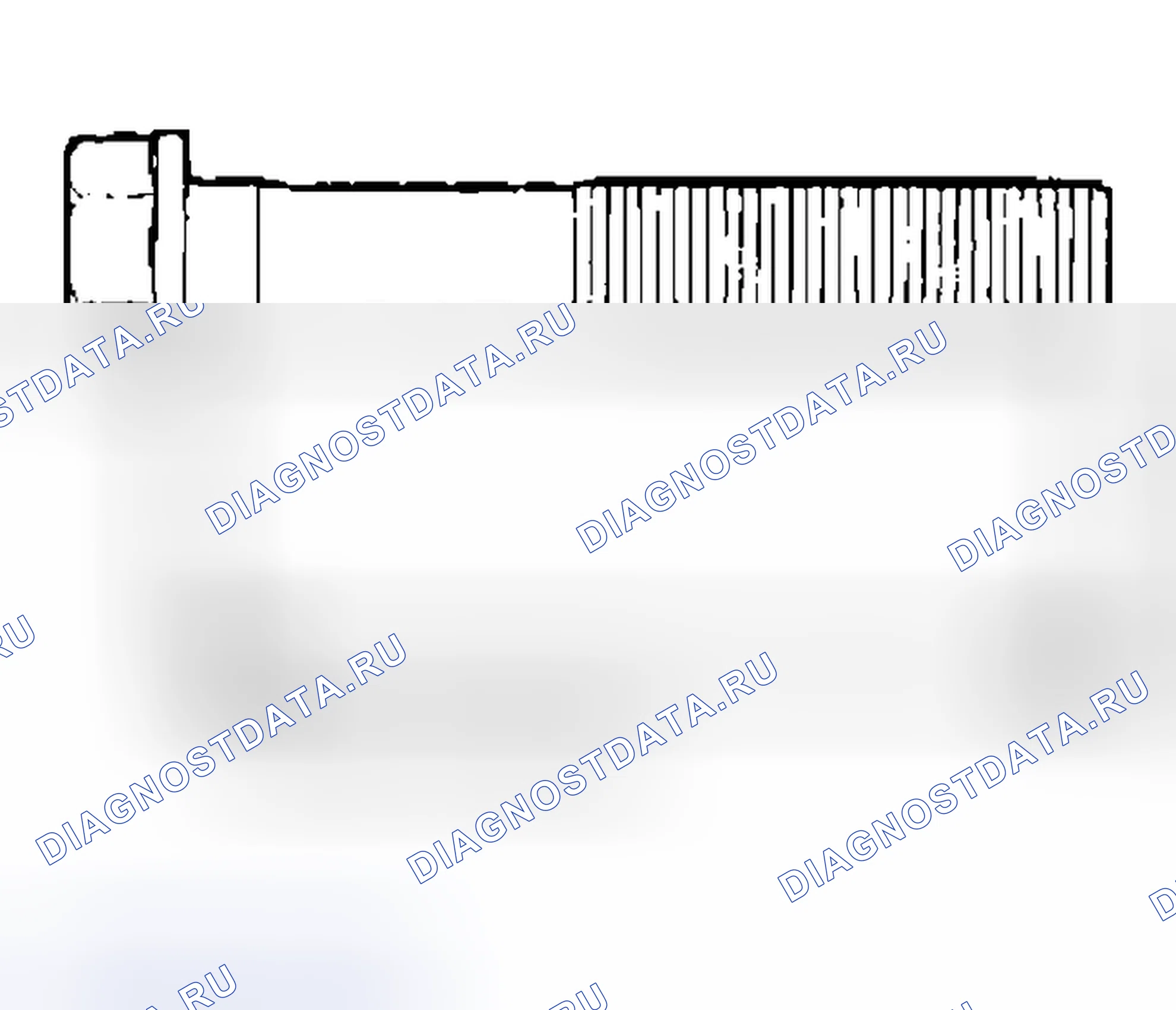Рис. 495: > > B < < УСТАНОВКА БОЛТА КРЫШКИ ПОДШИПНИКА. Mitsubishi Lancer IX рестайлинг