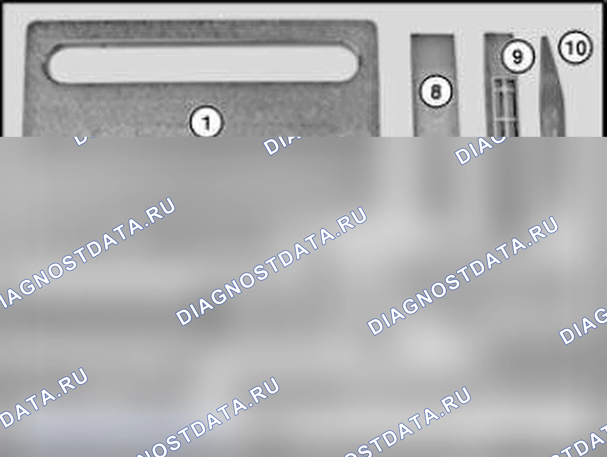Рис. 85: 00-9314 Клин. BMW X6 M E71