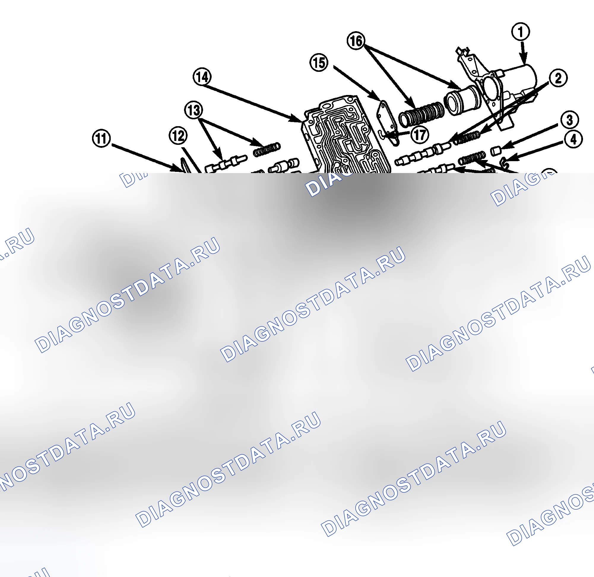 Рис. 727: НИЖНИЙ КОРПУС. Dodge Pickup R3500 