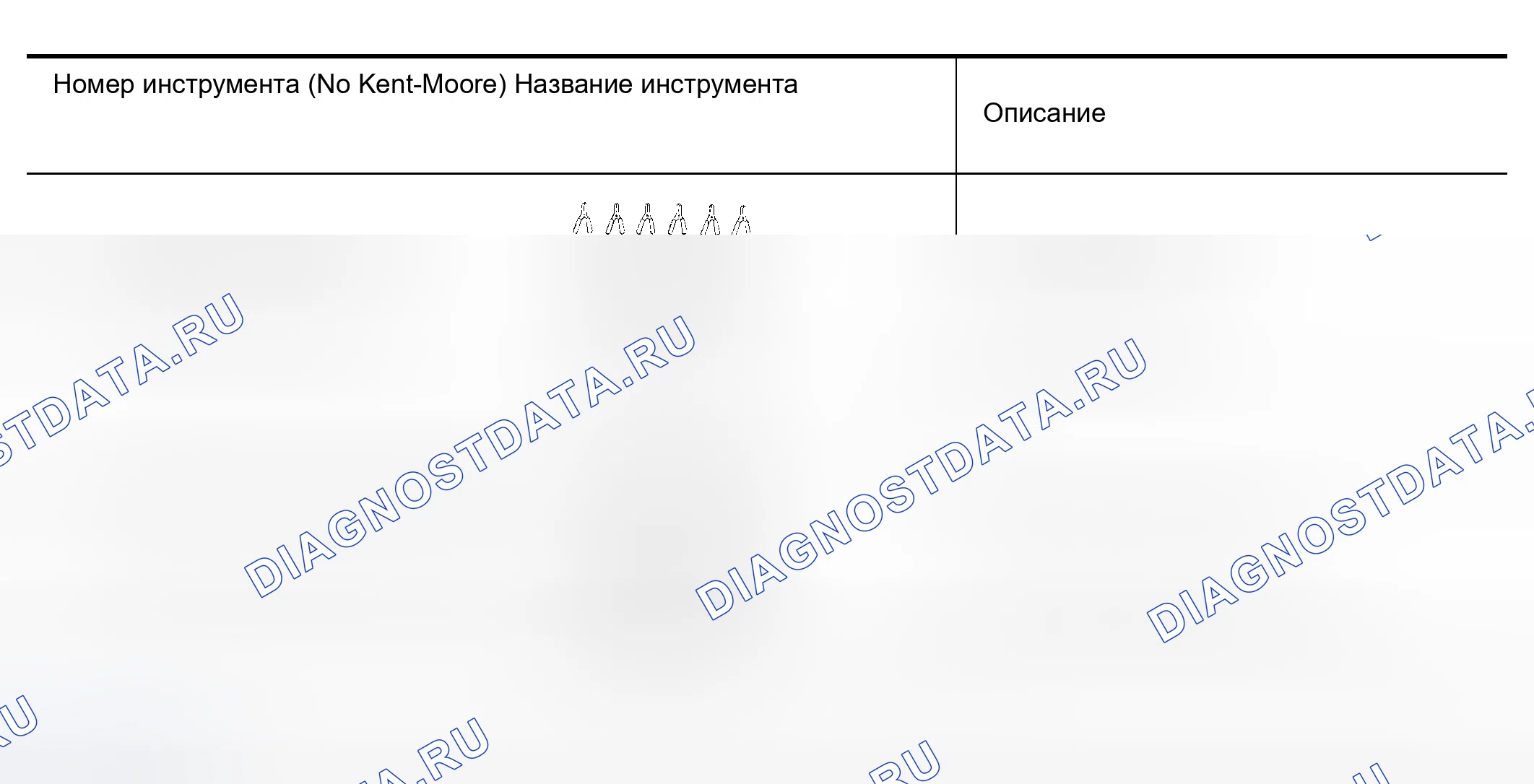 Рис. 214: Специальные сервисные инструменты. Nissan Murano Z50