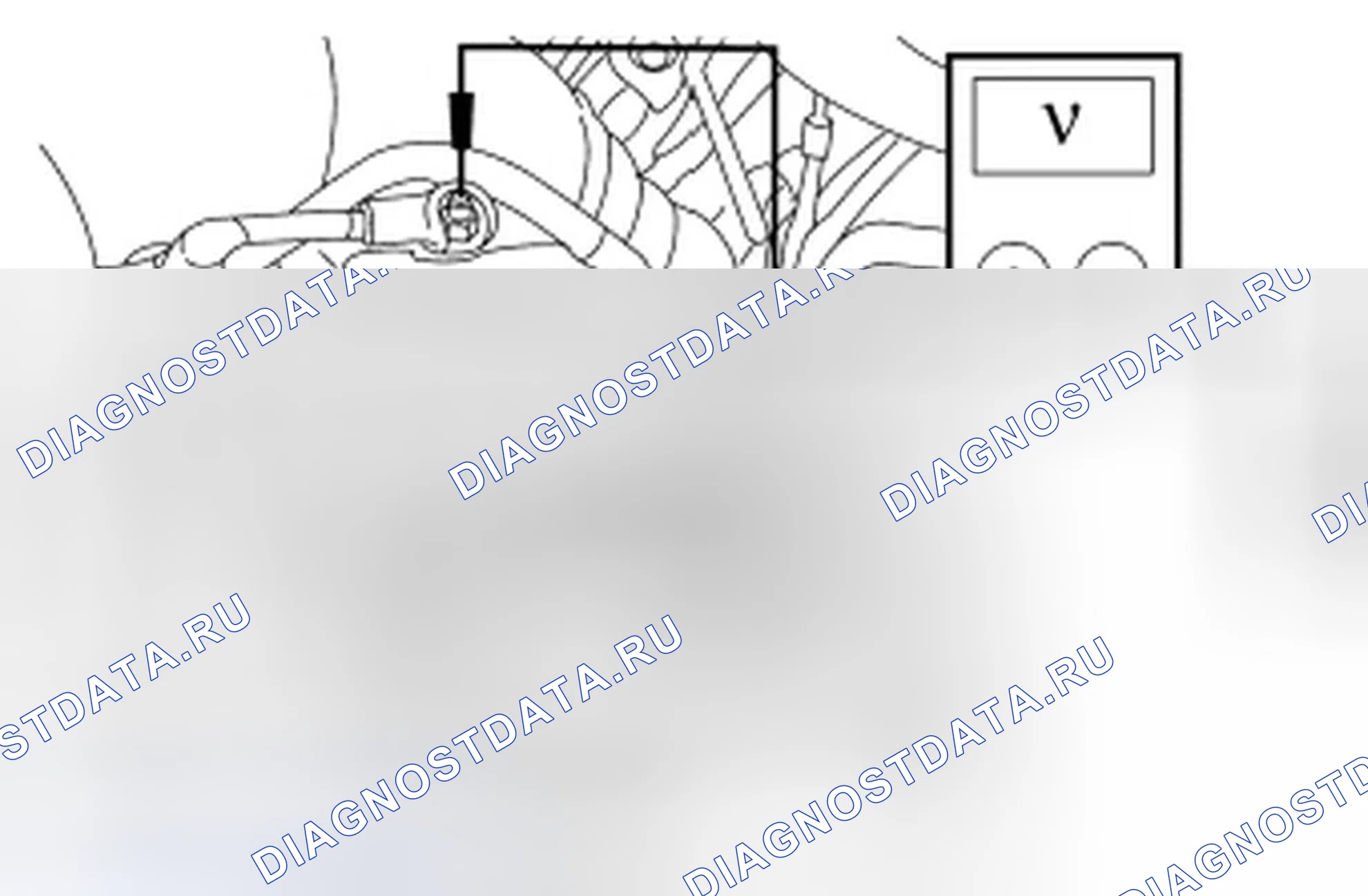Рис. 13: ТОЧЕЧНОЕ ИСПЫТАНИЕ D: расшифровка кода ошибки P0625 ИЛИ P0626. Ford Flex I
