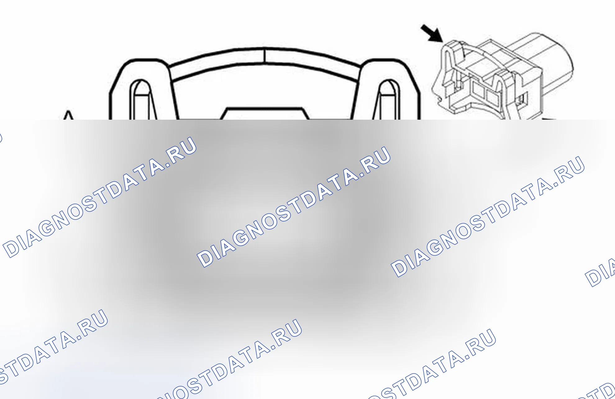 Рис. 64: Датчик детонации (Ks). Chevrolet Chevy Express H1500 