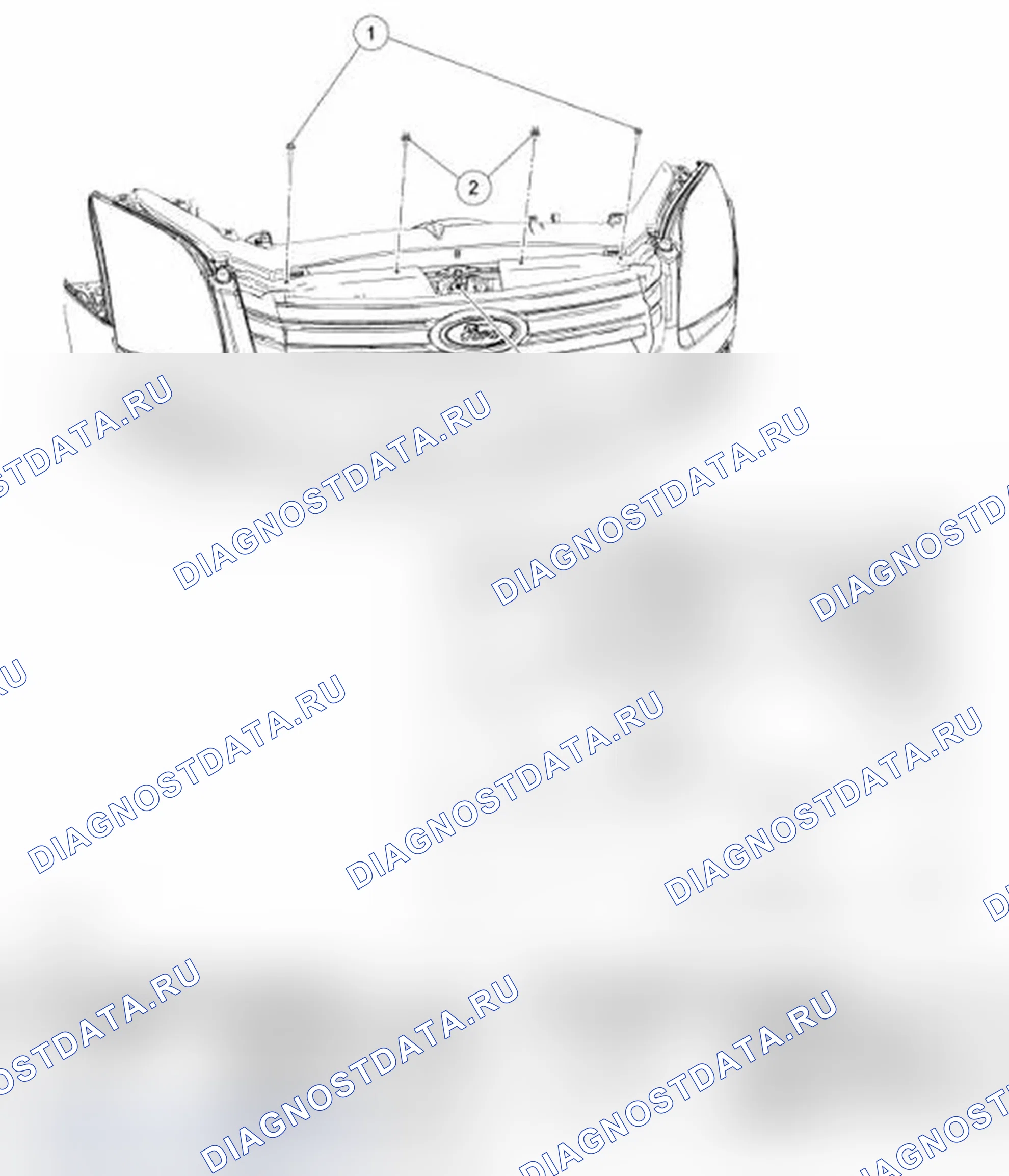 Рис. 177: Датчик силы удара спереди. Lincoln Zephyr US