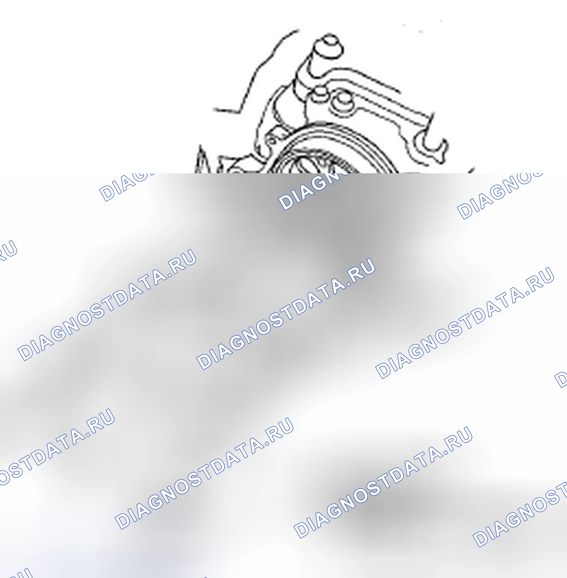Рис. 54: Проверка ремня ГРМ. Acura ZDX I