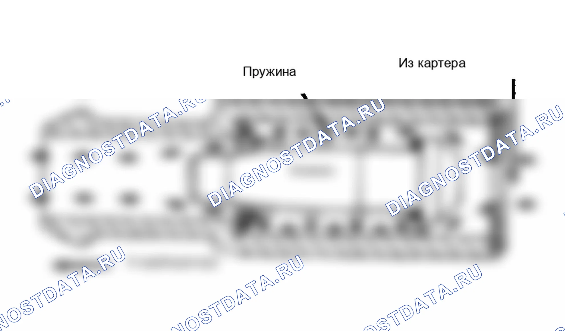 Рис. 37: Вид с местным разрезом клапана принудительная вентиляция картера (PCV) (типовой). AMC Eagle I