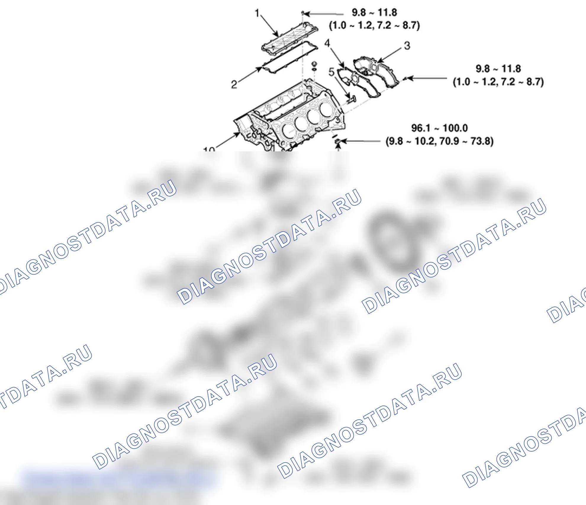 Детали блока цилиндров. Hyundai Genesis(Bh)-U.S. I