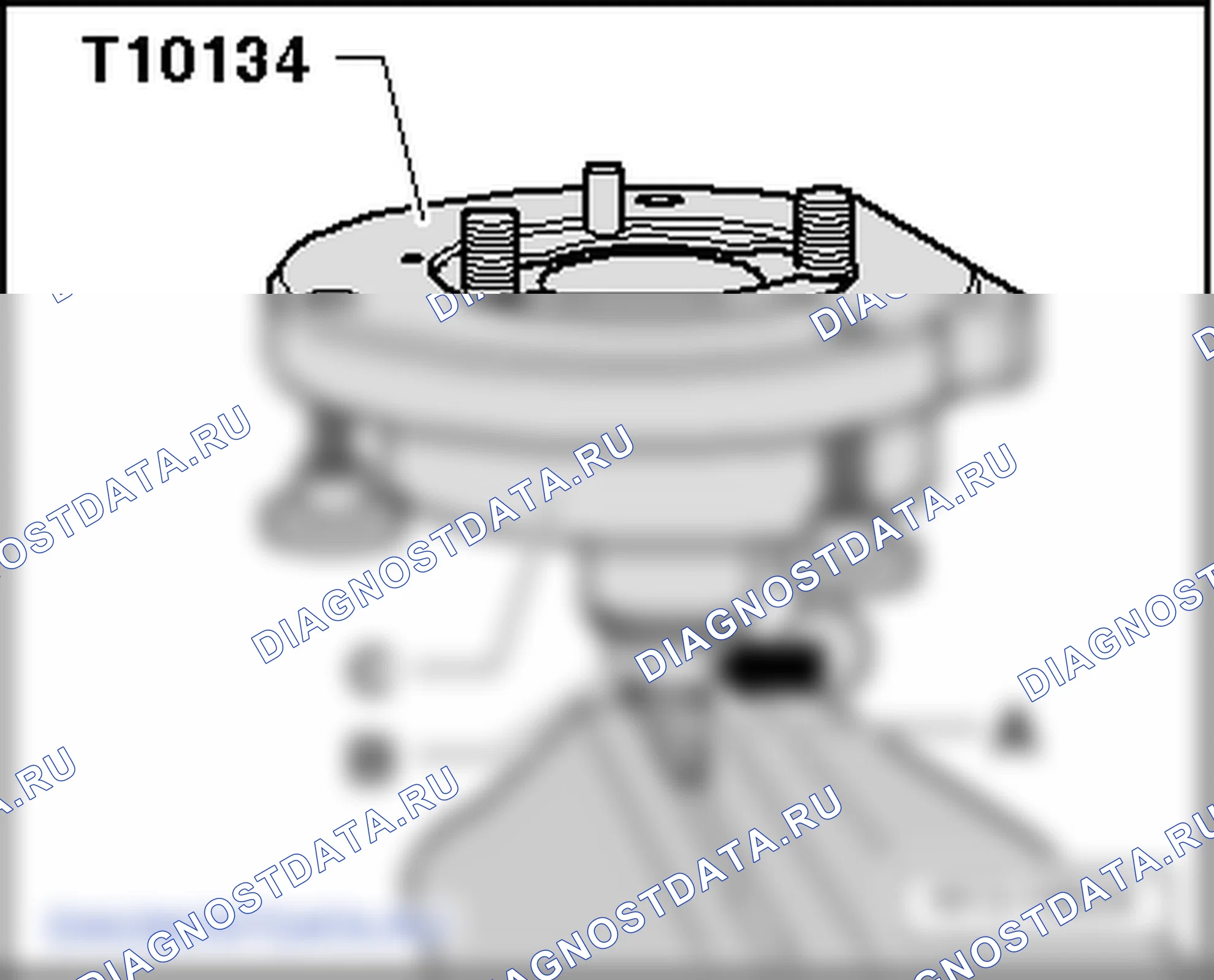 Блок цилиндров, уплотнительные фланцы. Volkswagen Golf Mk5