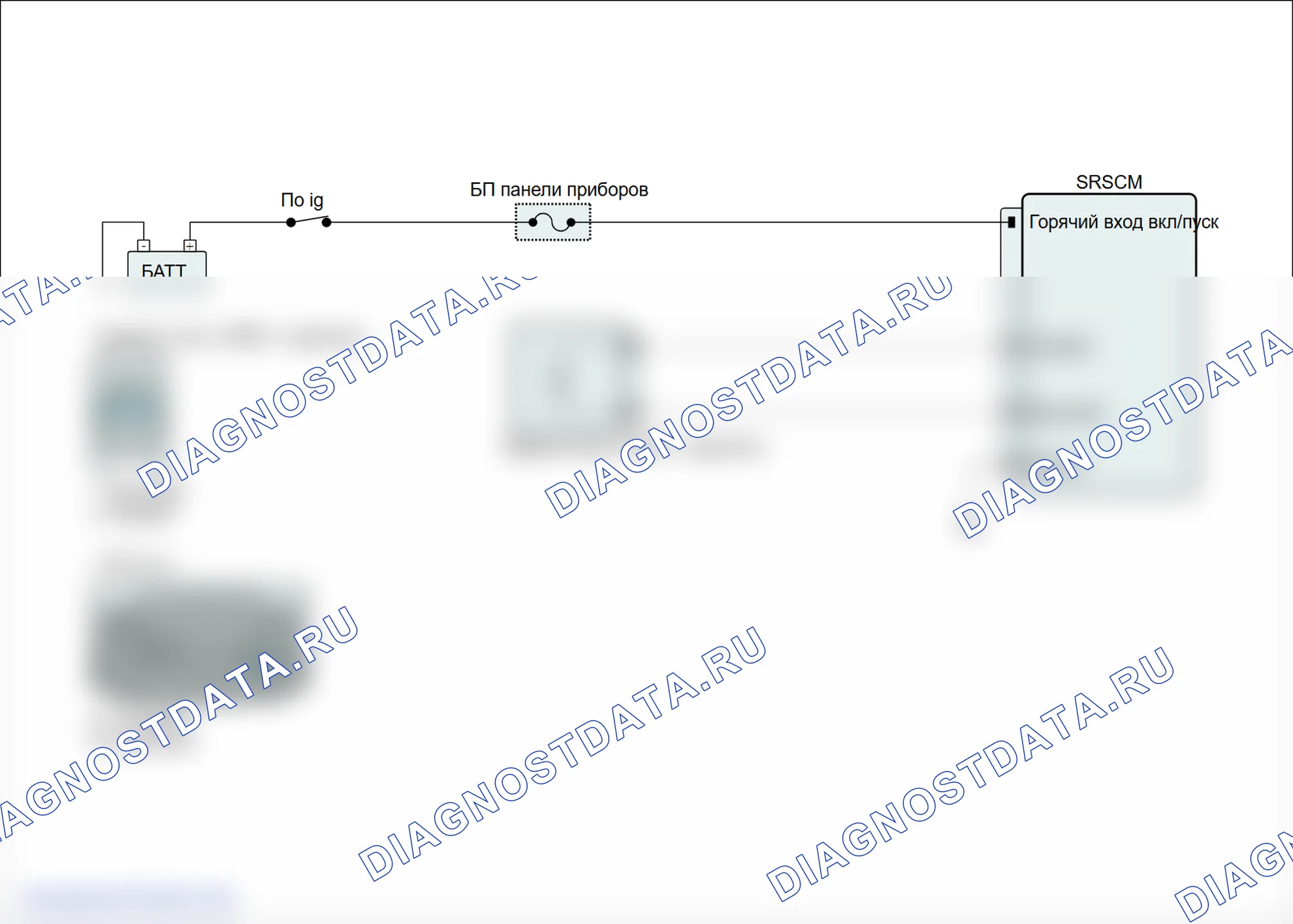 B1451: Замыкание цепи заднего привода SIS на массу. Hyundai Santa Fe CM