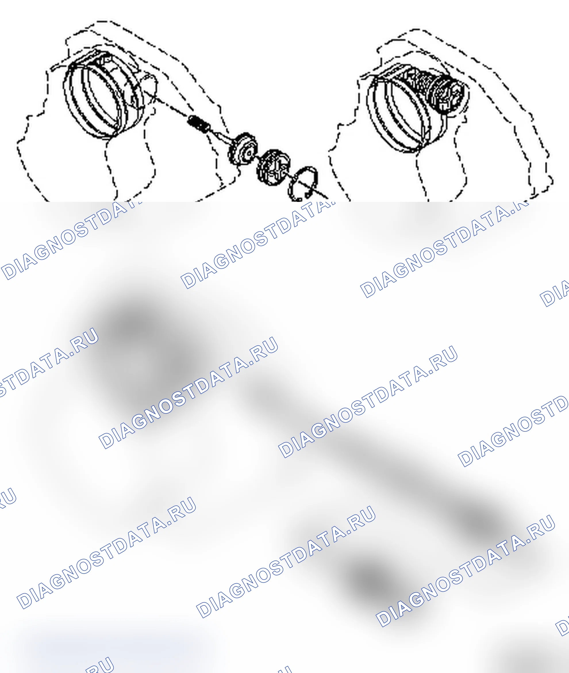 Таблица - Многодисковый тормоз В4 (AF23/AF33). Opel Vectra C