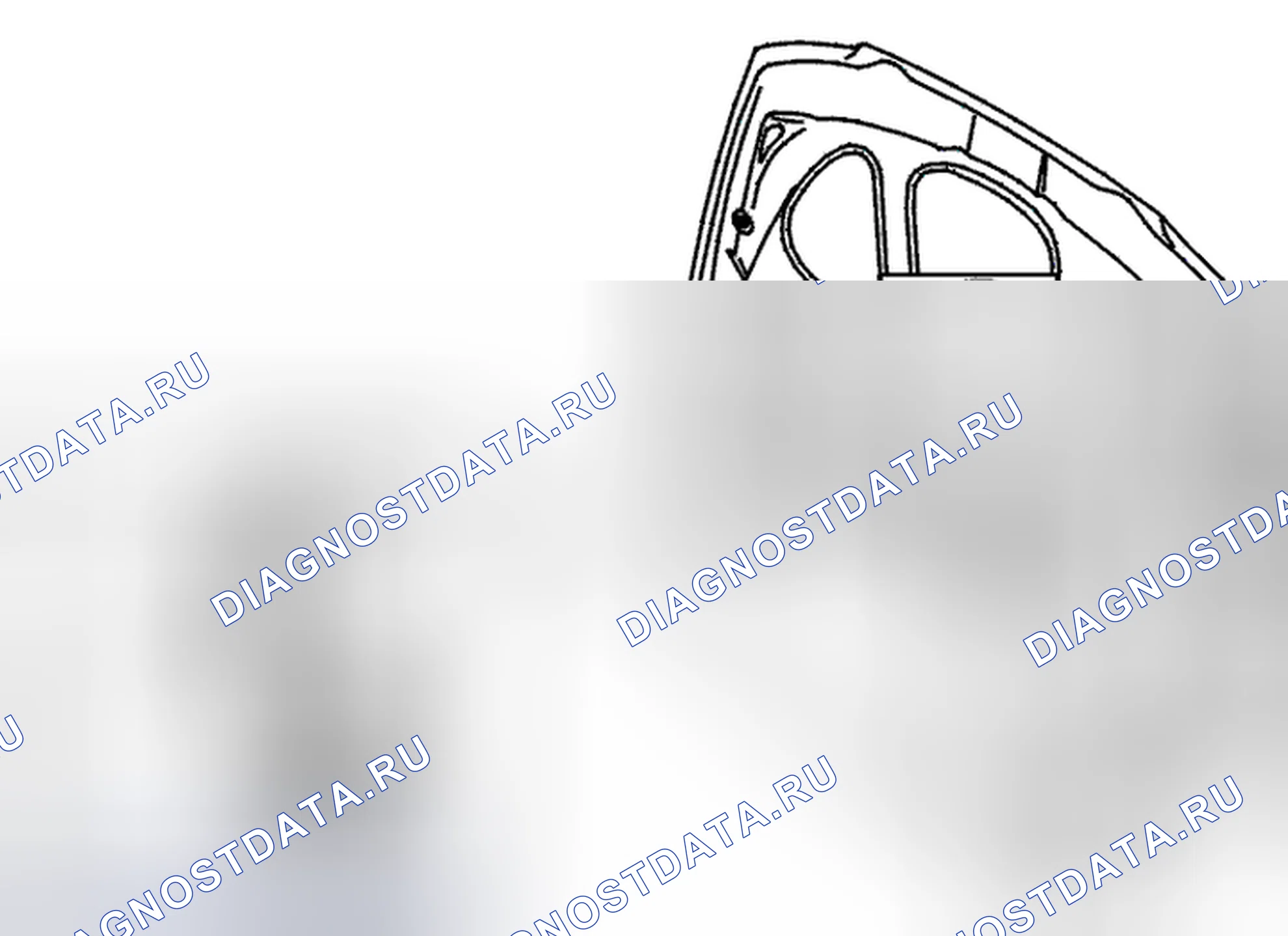 Рис. 12: Промывочное сопло и обратный клапан. Volvo S60 I