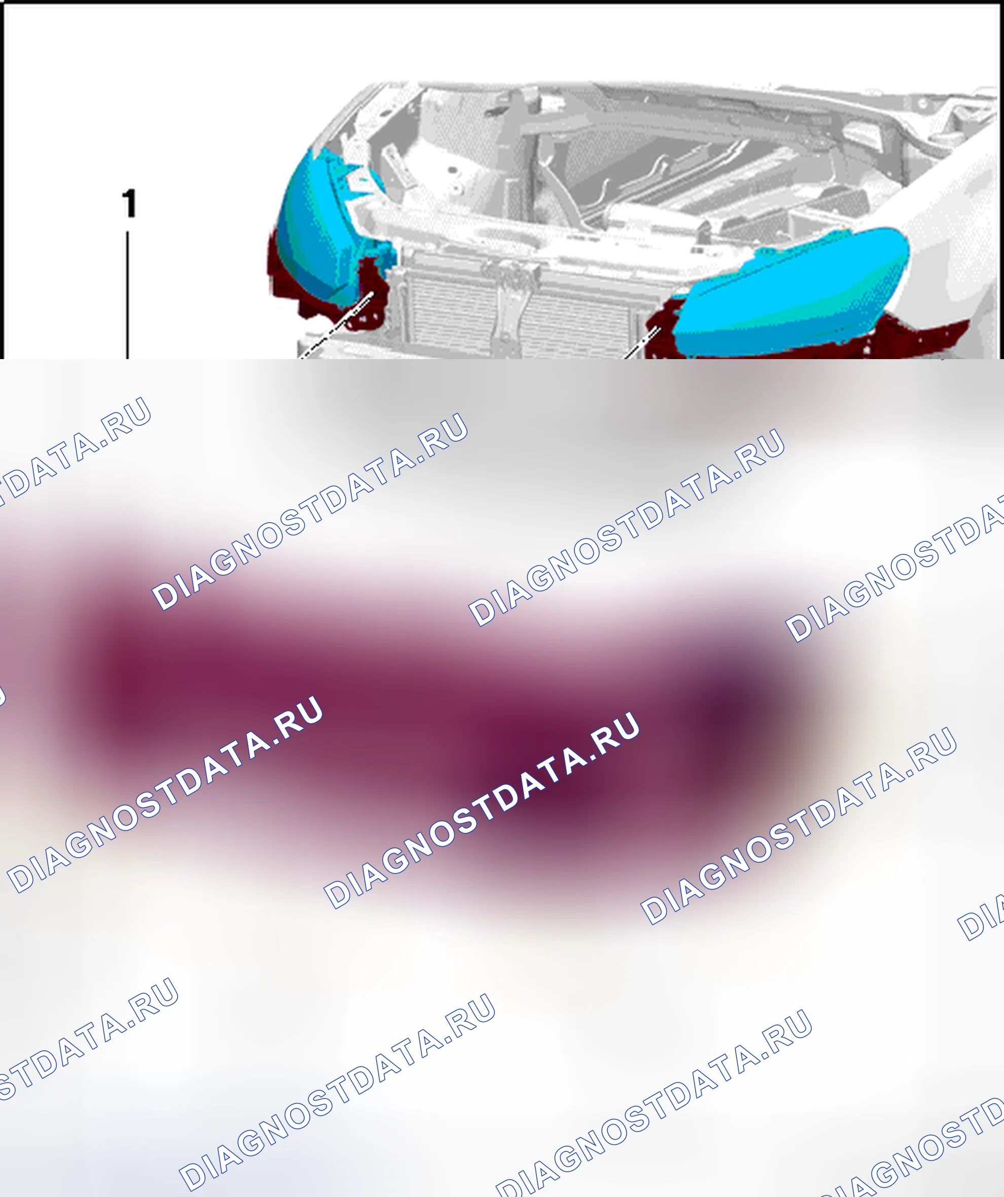 Рис. 27: ОБЗОР КРЫШКИ БАМПЕРА, ГОЛЬФ R. Volkswagen Golf Mk7