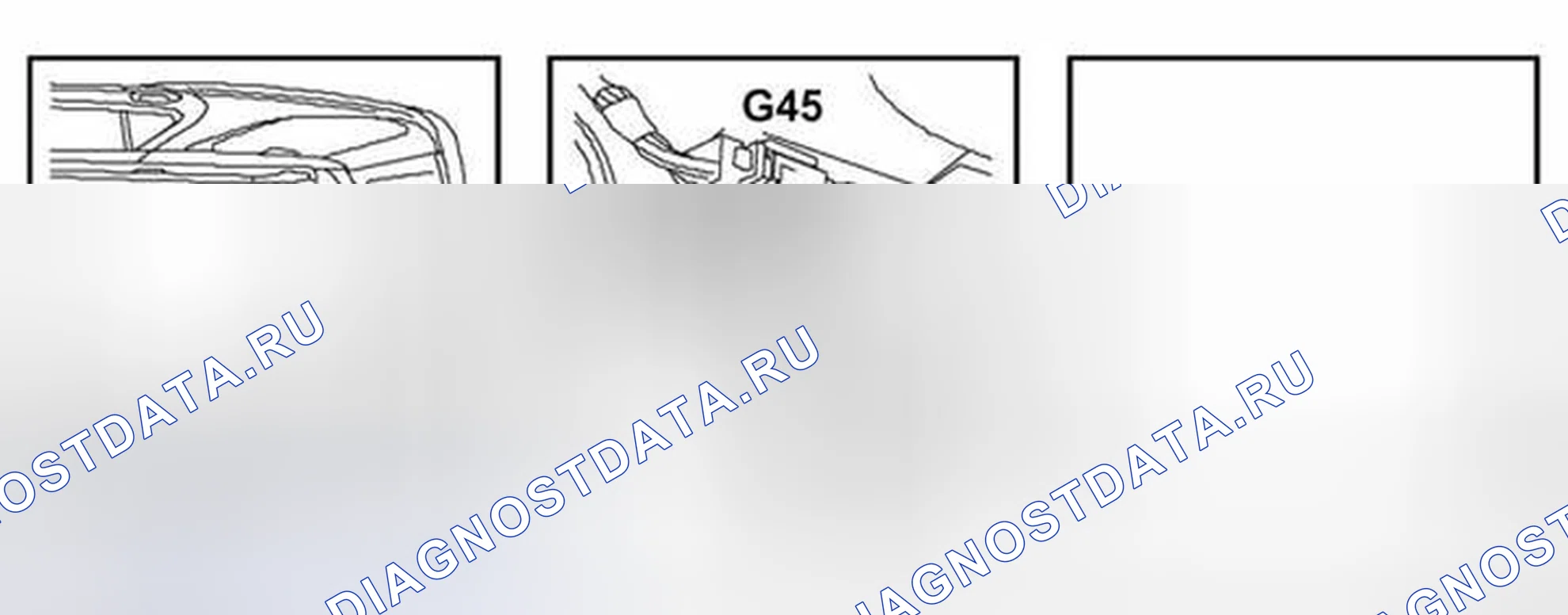 Рис. 41: Точка массы G45 (только 5d). Kia Picanto II рестайлинг
