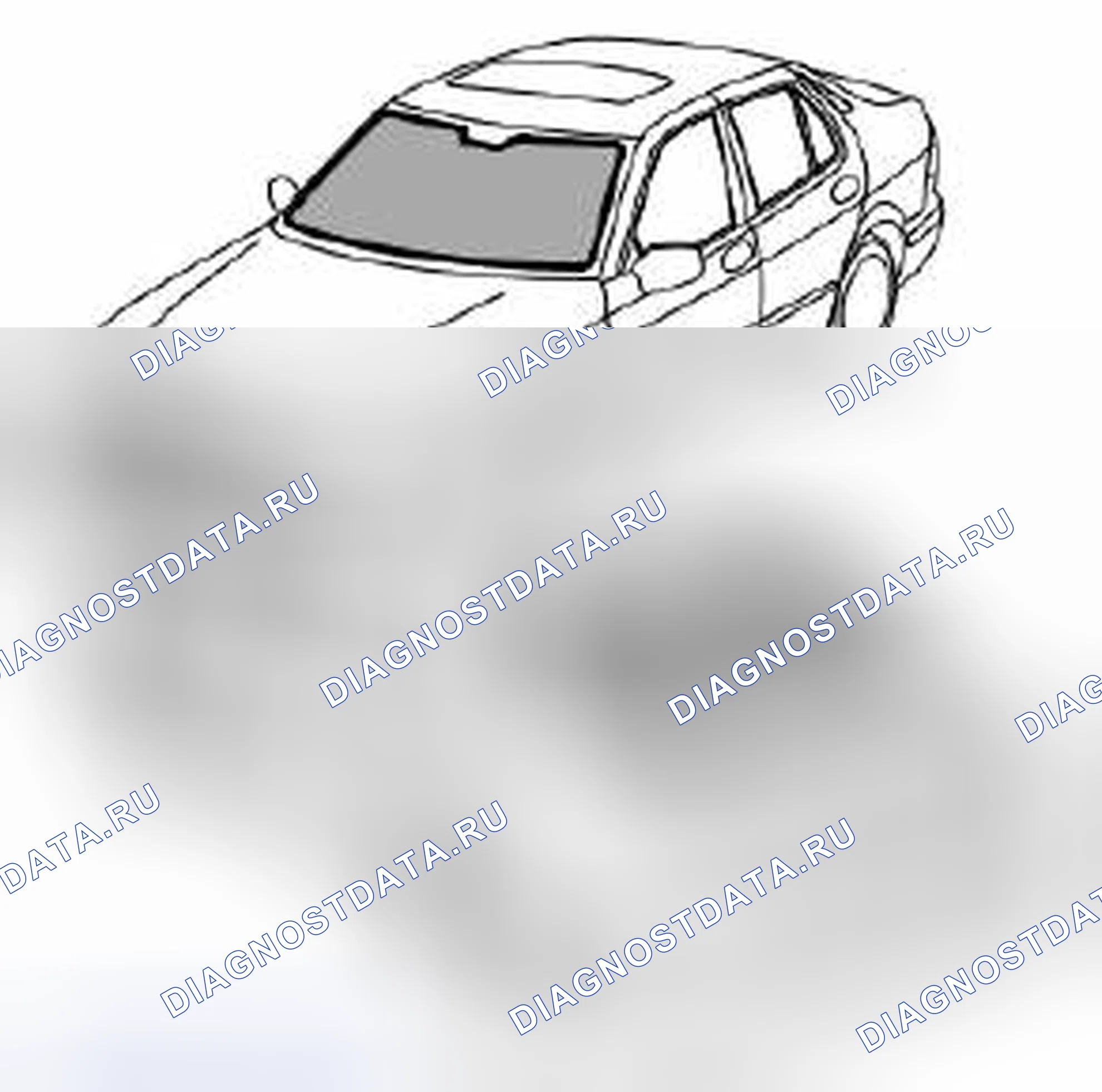 Рис. 182: Ветровое стекло и заднее окно. Kia Picanto III