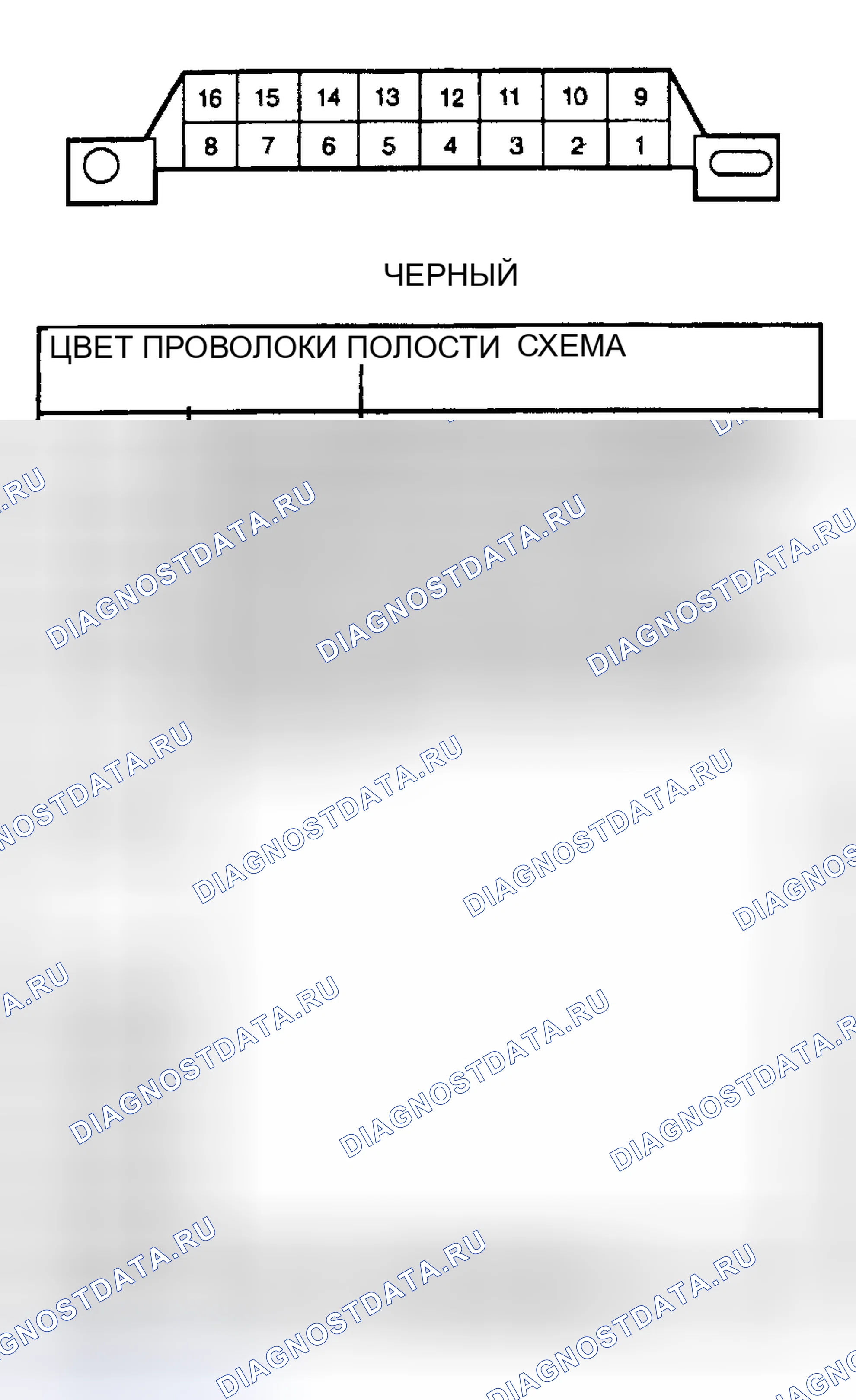 Рис. 7: ИДЕНТИФИКАЦИЯ РАЗЪЕМА. Pontiac Sunrunner I
