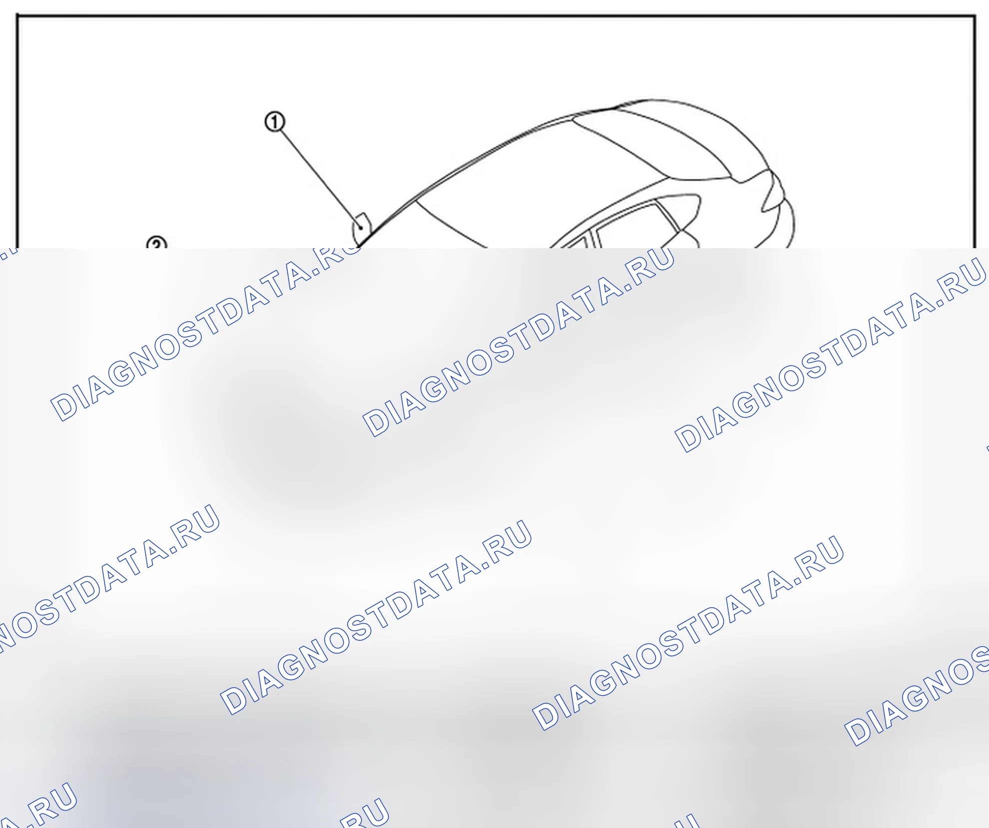 Рис. 16: ДВЕРНОЕ ЗЕРКАЛО: Расположение компонентов. Infiniti M37 IV