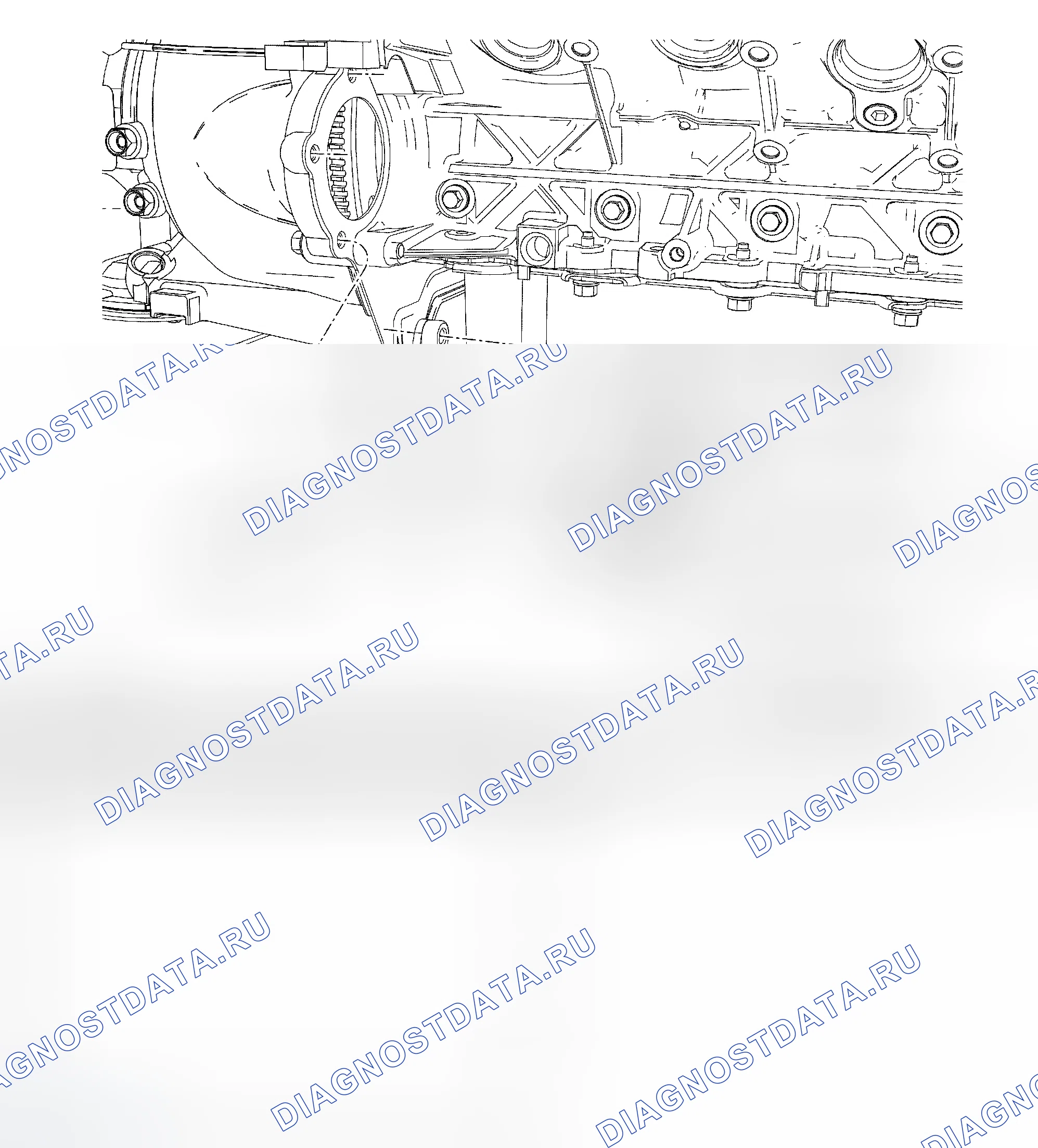 Рис. 21: Стартерный двигатель. Ford Pickup F350 Super Duty 
