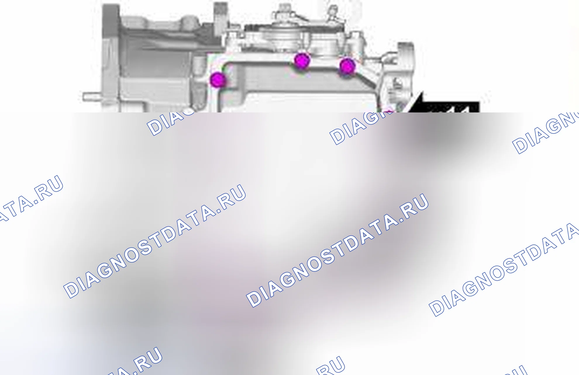 Рис. 131: ДЕМОНТАЖ. Volvo S80 II рестайлинг