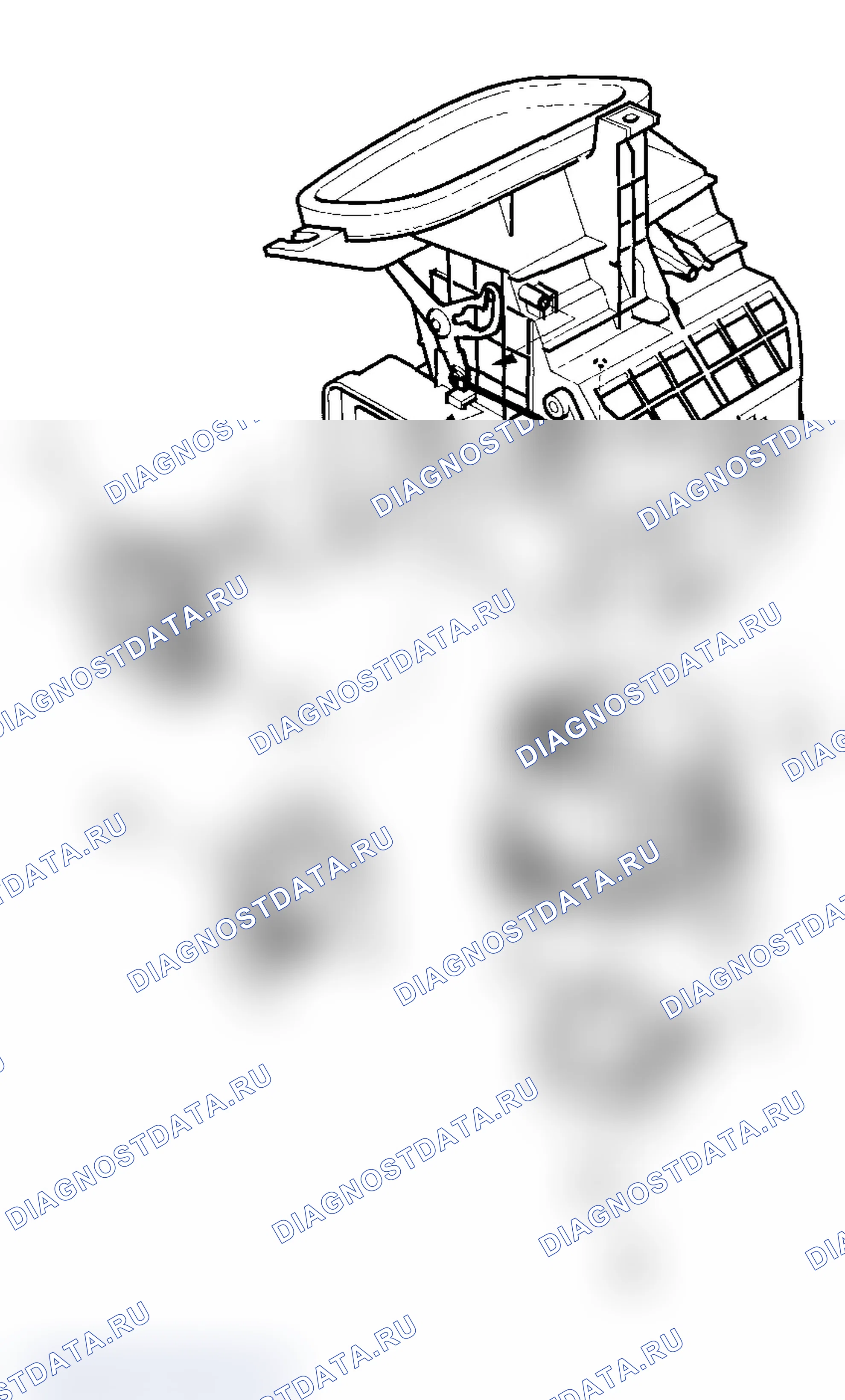 Рис. 111: Замена компонентов воздуходувки. Acura MDX I