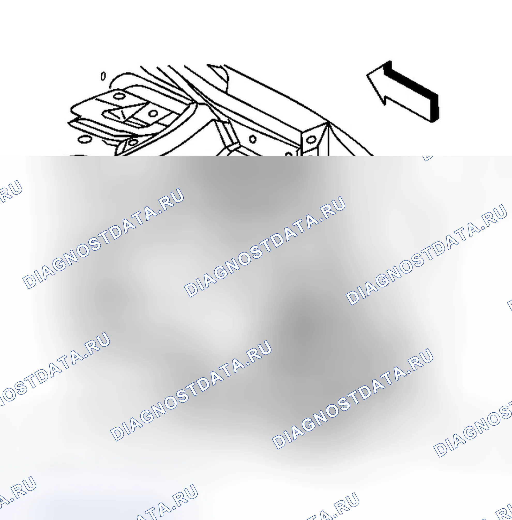Рис. 42: Порядок демонтажа. Cadillac CTS I