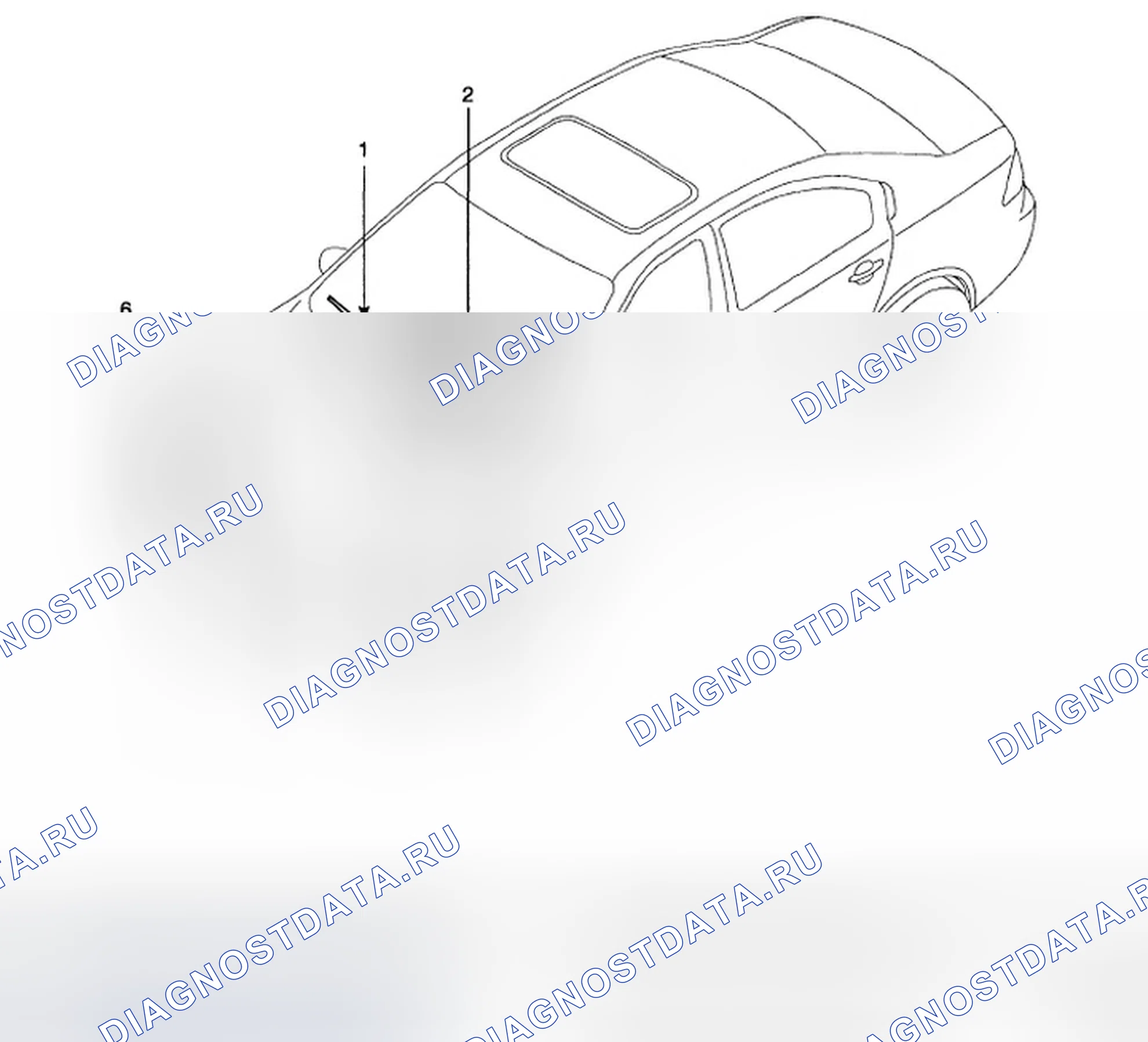 Рис. 1: РАСПОЛОЖЕНИЕ КОМПОНЕНТОВ. Hyundai Accent III