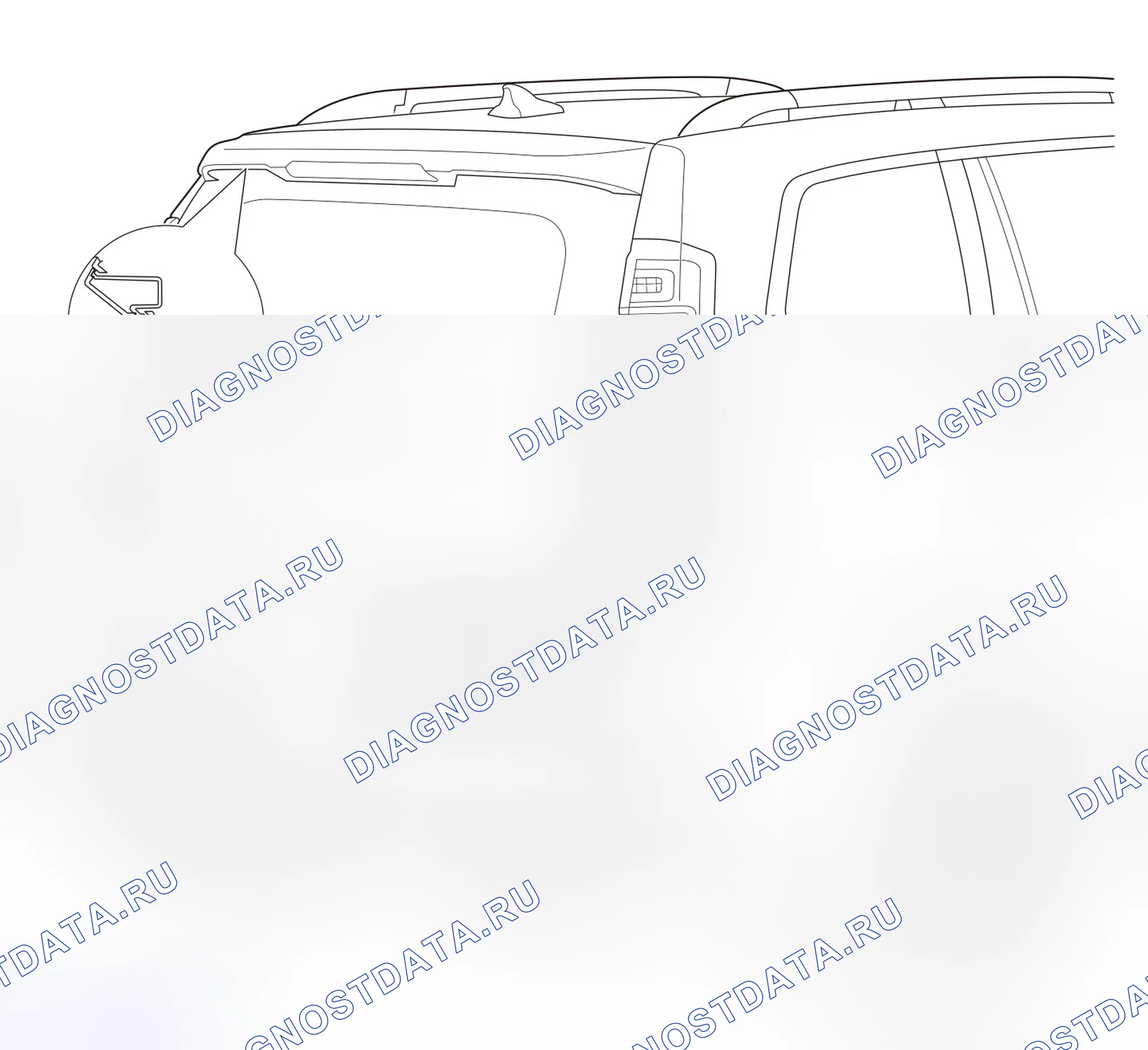 Задняя часть корпуса — Haval H9. Haval H9 I рестайлинг
