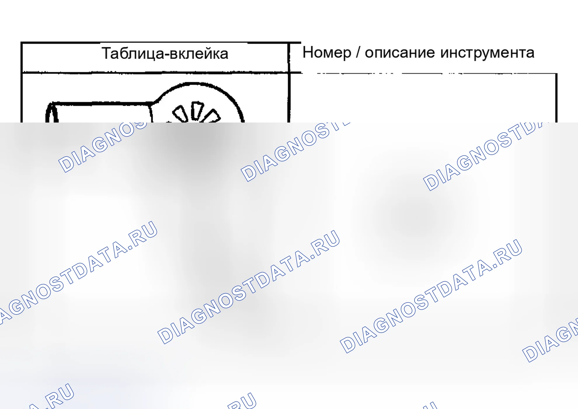 Рис. 14: Специальные инструменты и оборудование. Chevrolet TrailBlazer I