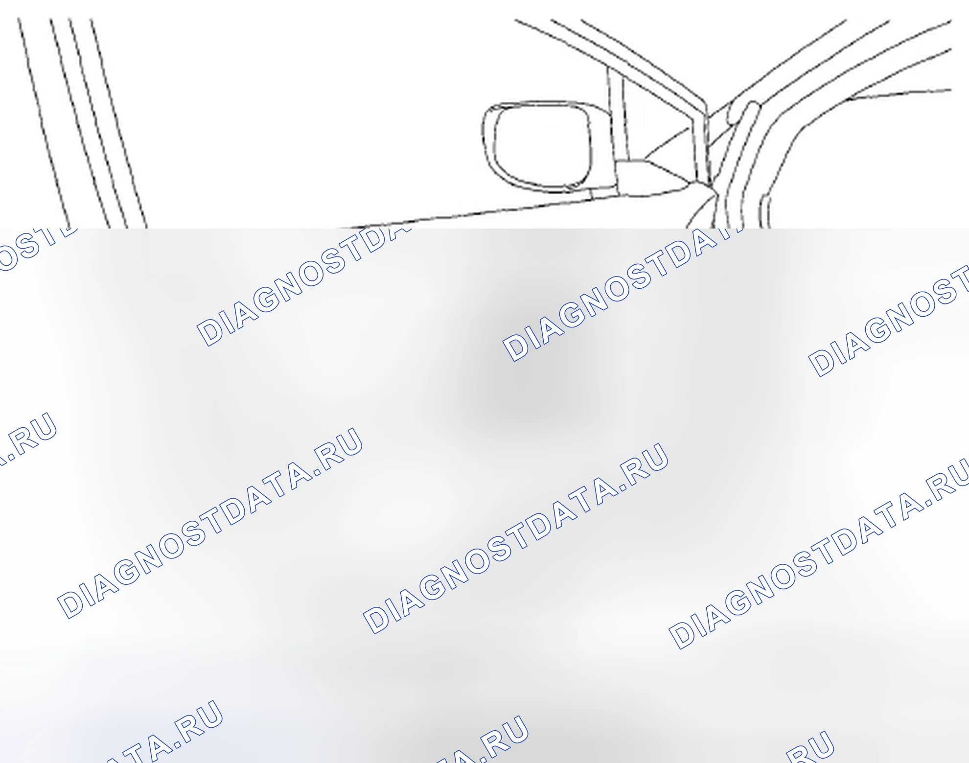 Рис. 382: Дверь и задняя часть. Honda Insight ZE2